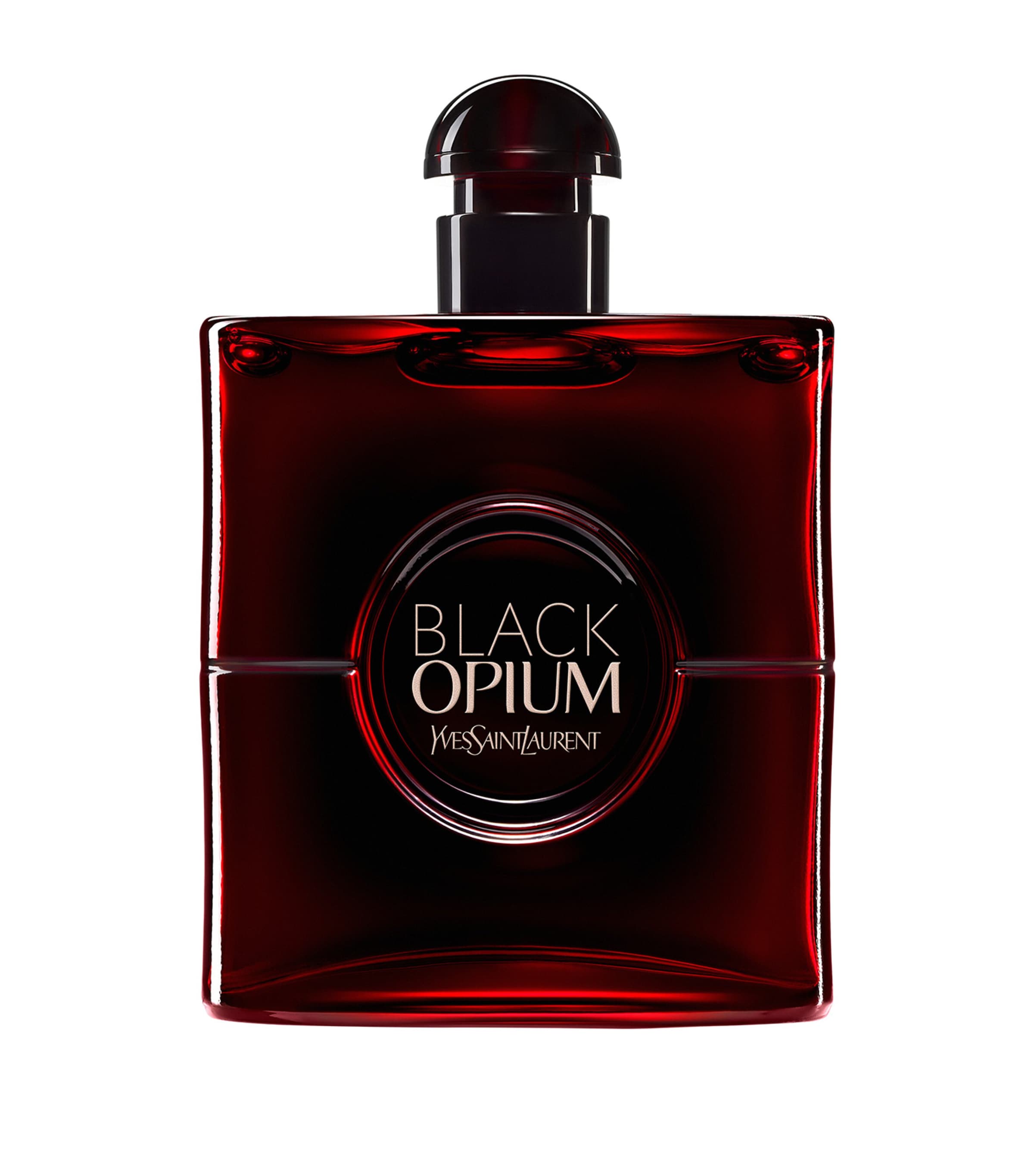 Ysl Black Opium Eau De Parfum Over Red