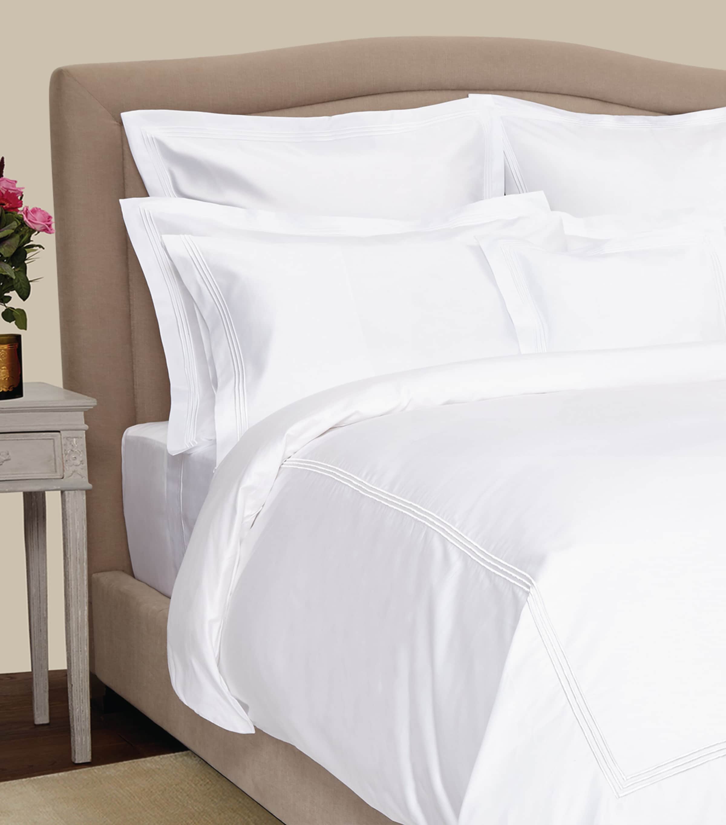 Peter Reed Lancaster Double Flat Sheet (230cm x 275cm) | Bedding | Bed Linens & Sets | Flat Sheets | Designers | Peter Reed