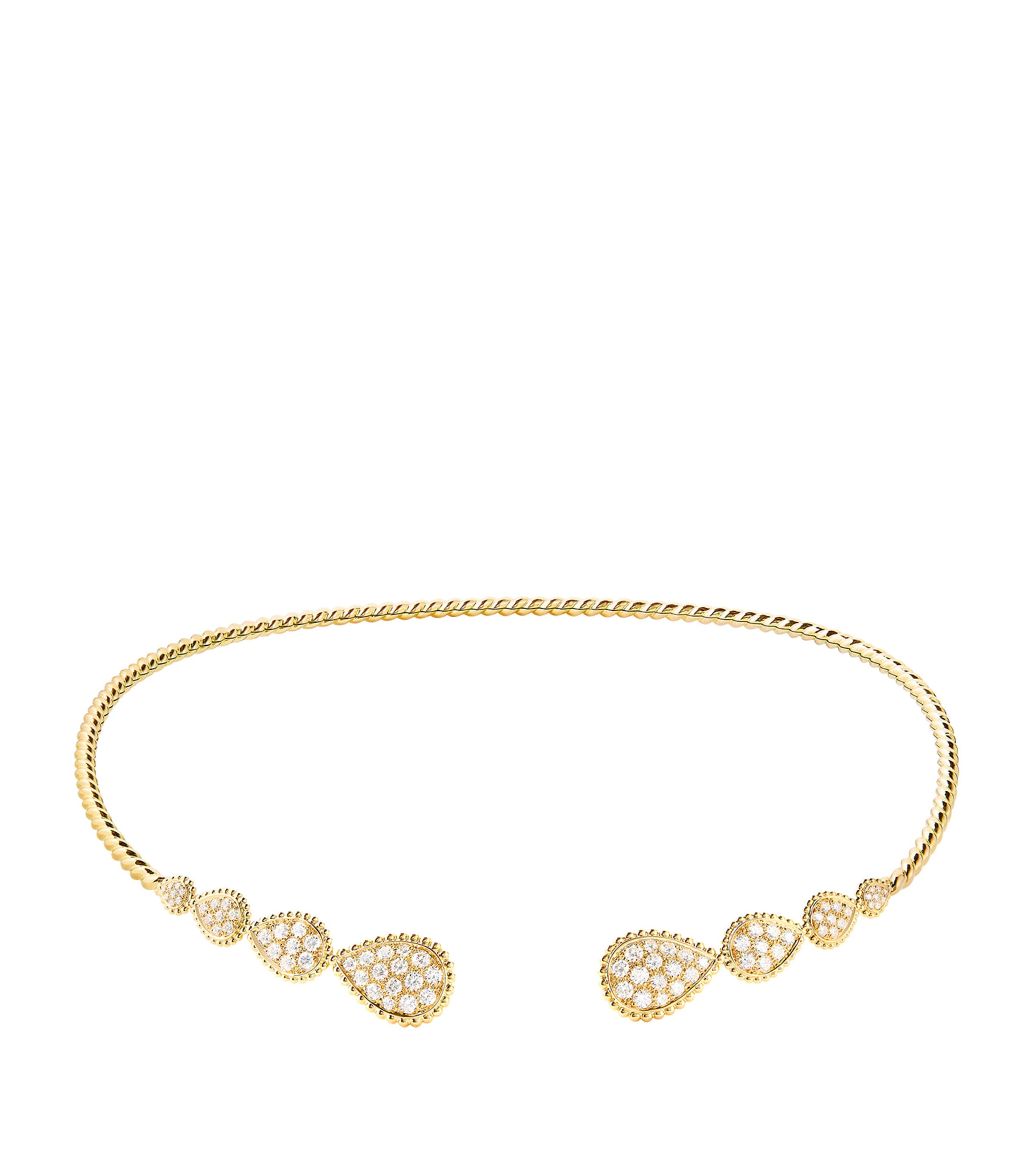 Yellow Gold and Diamond Serpent Bohème Choker YELLOW Image 2