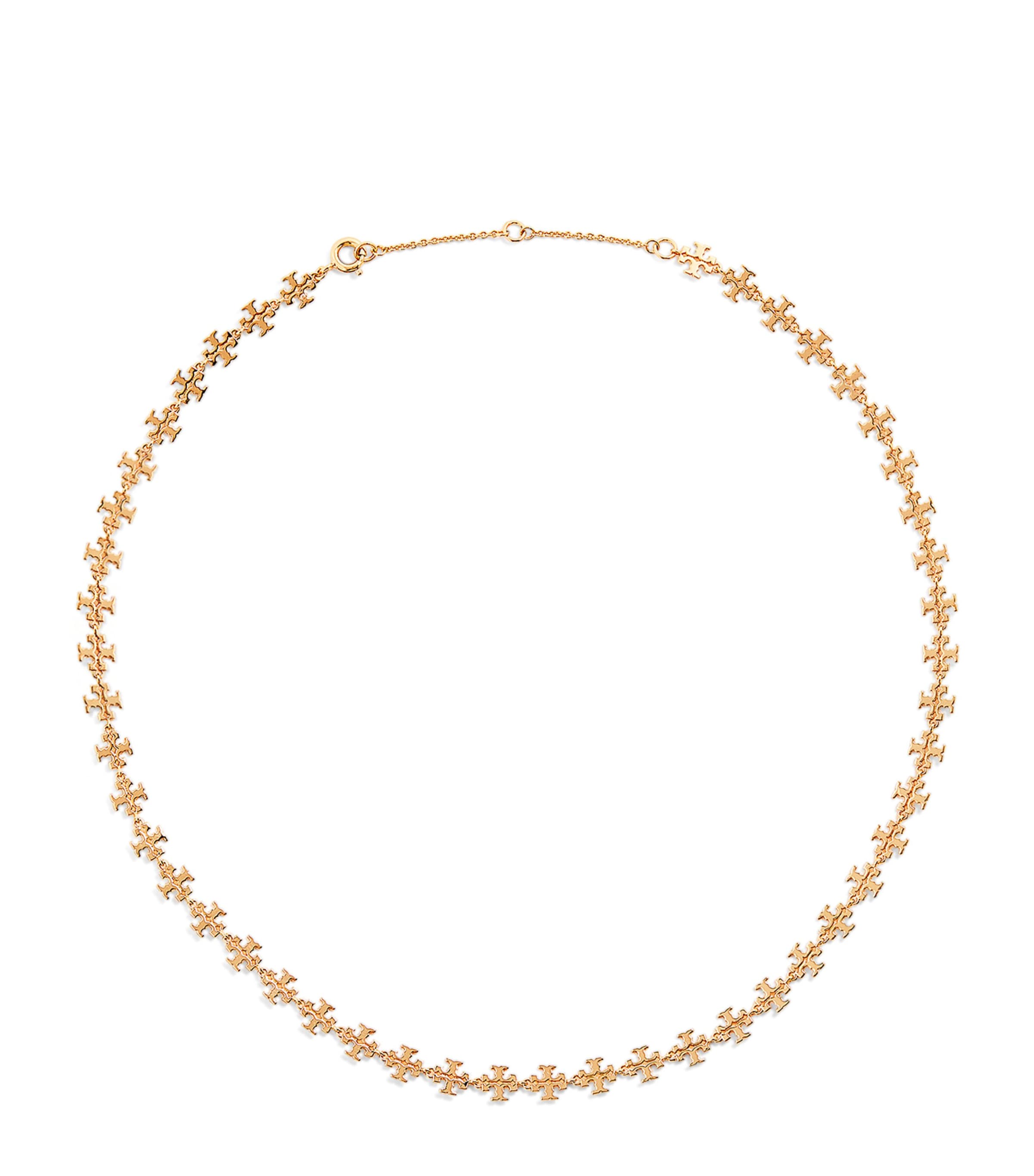 Tory Burch Gold-plated Kira Necklace In Gold