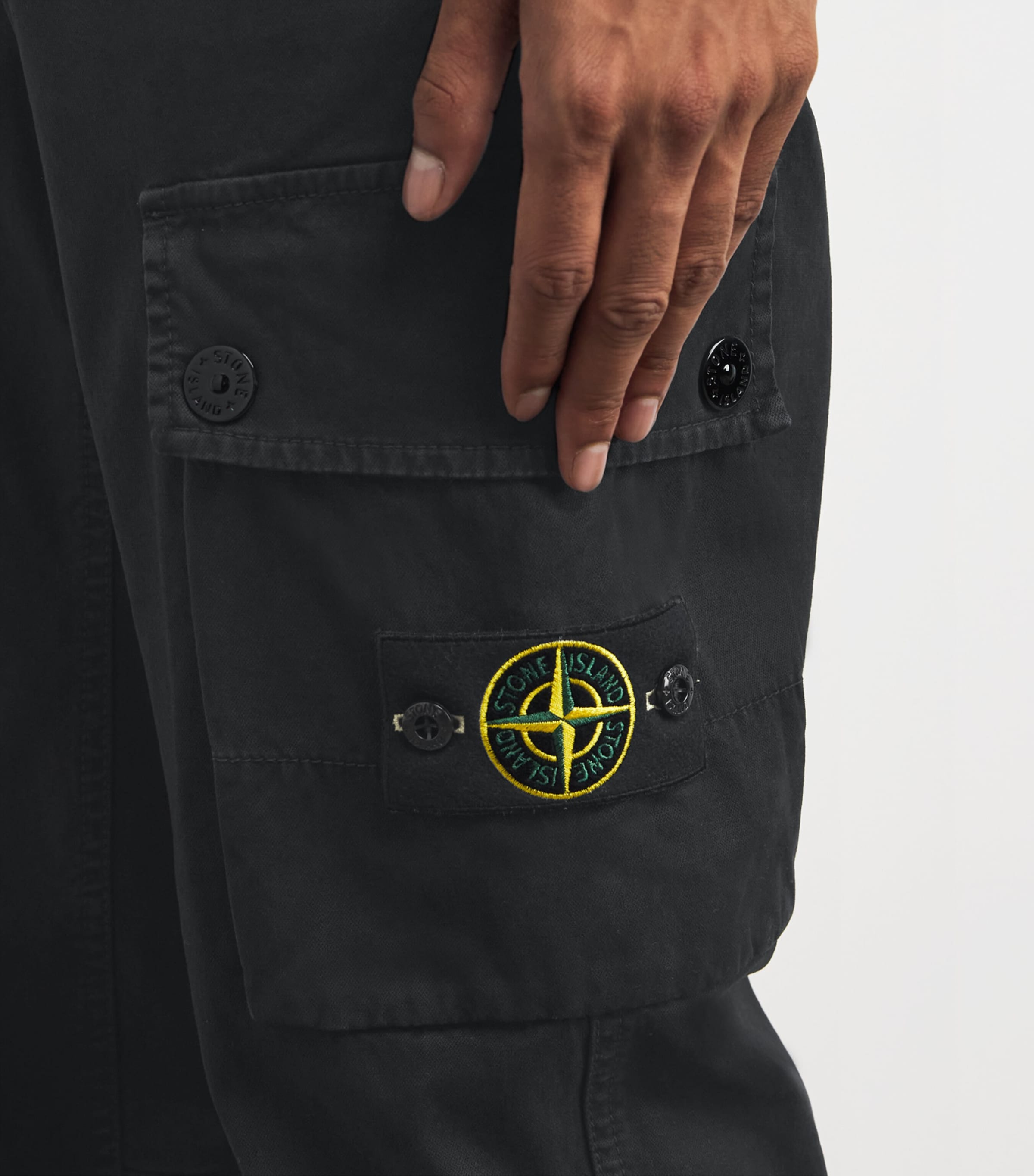 Faded Slim Cargo Trousers V0129 Image 6