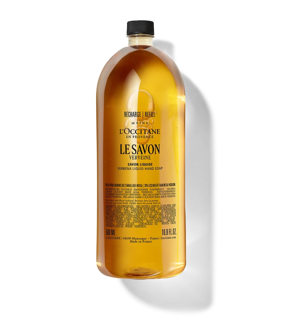 L'Occitane Verbena Liquid Hand Soap (500ml) - Refill Image 1