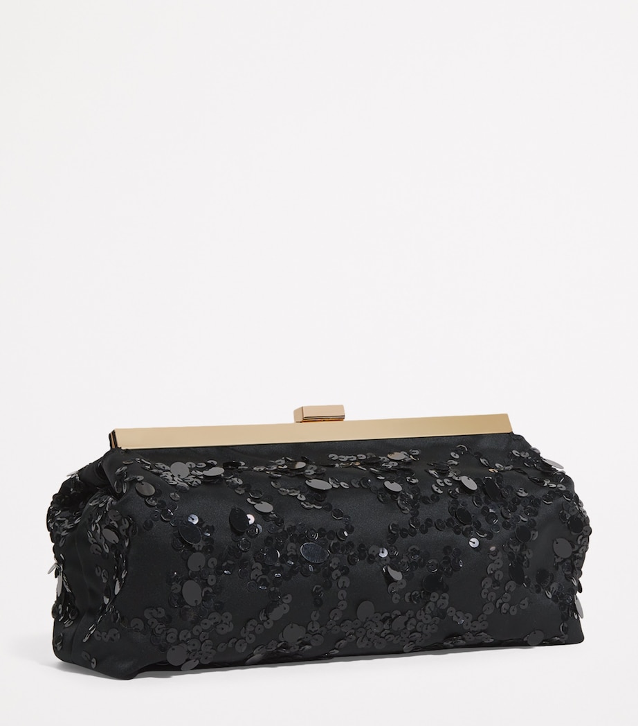 Fabiana Filippi Womens Embellished Duchesse Clutch Bag Vru Image 3