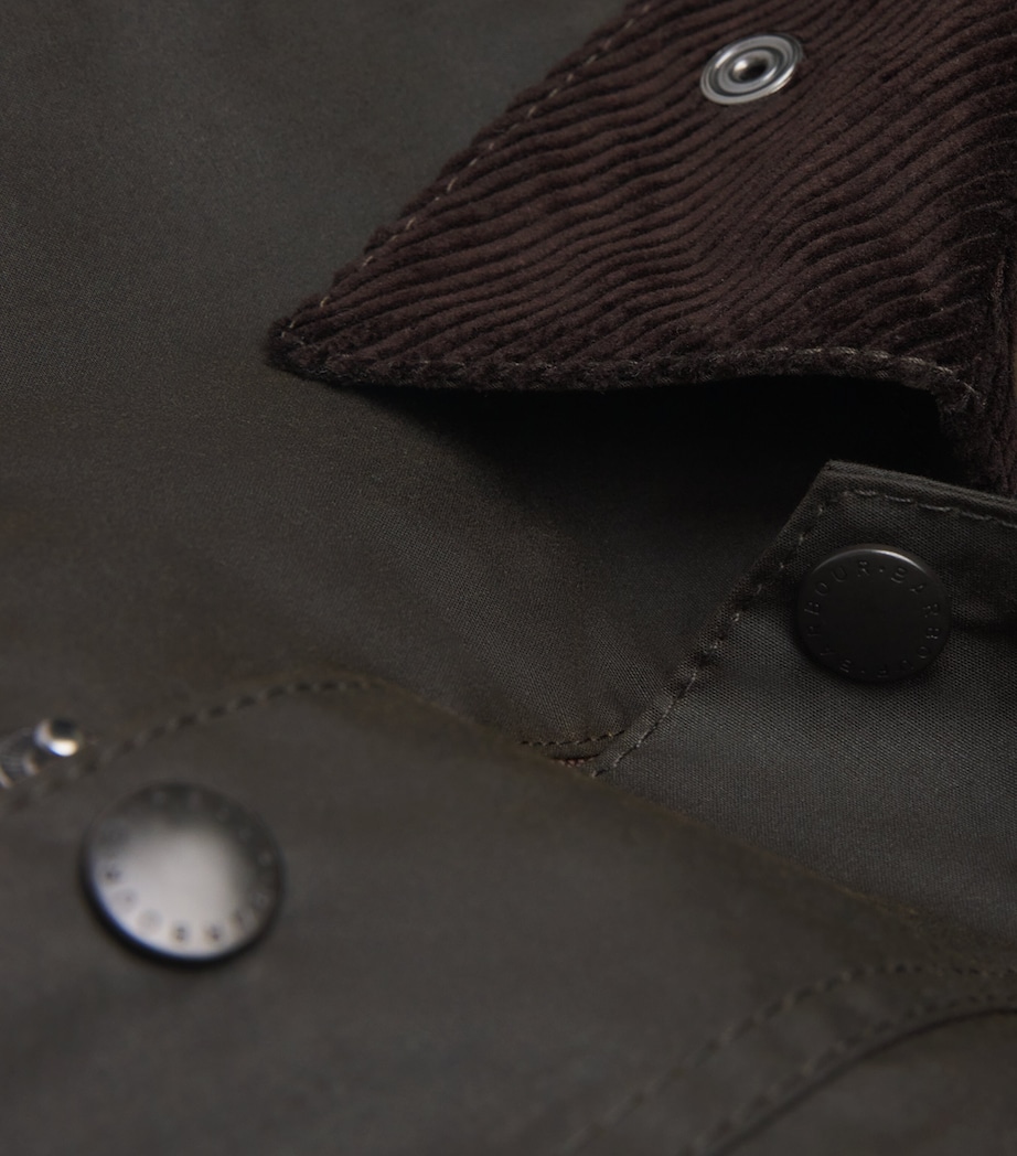 Waxed Bedale Jacket OLIVE Image 6