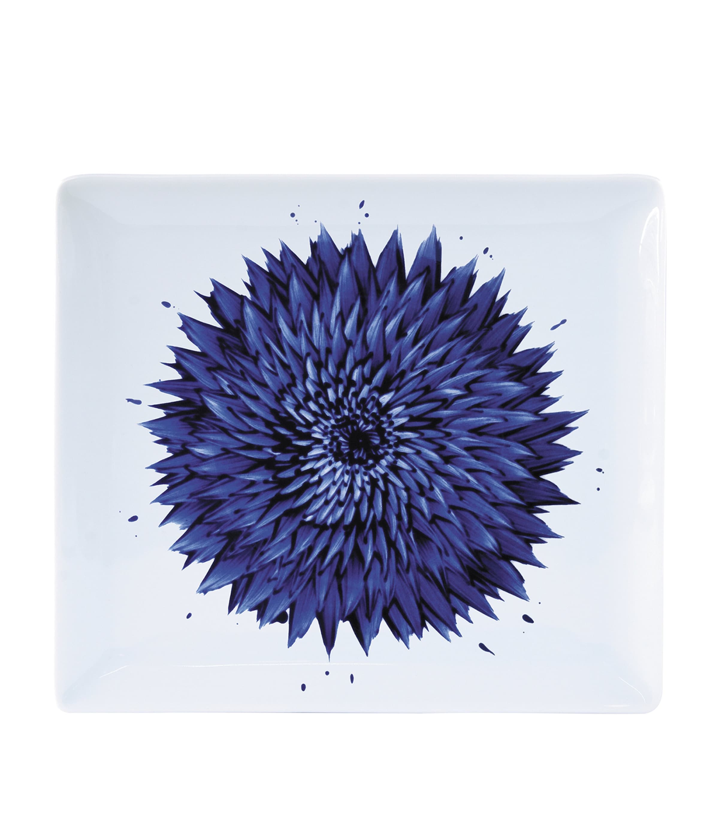 Bernardaud In Bloom Serving Tray In Blue