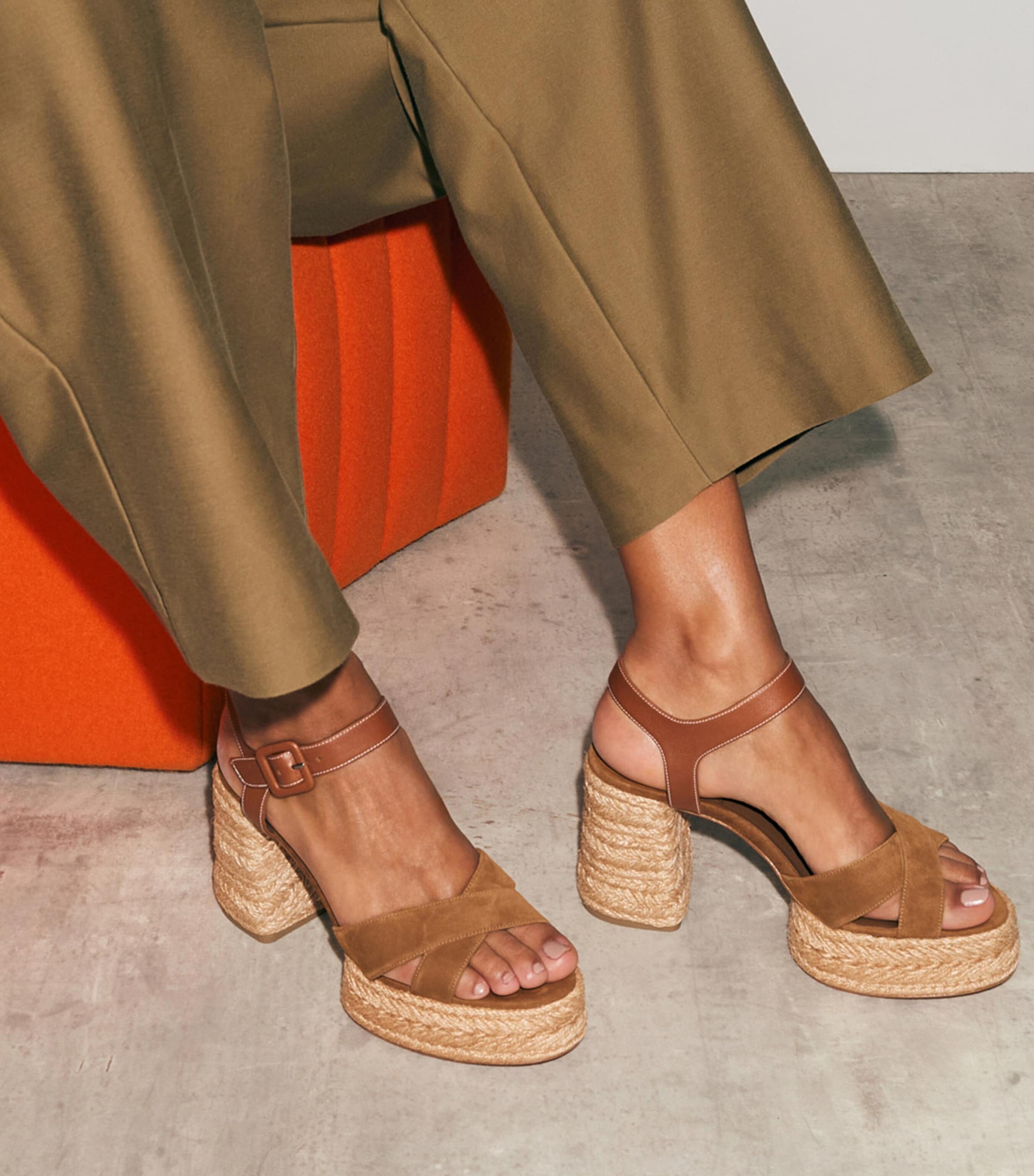 Calakala Suede Espadrille Sandals 70 5483 Image 2