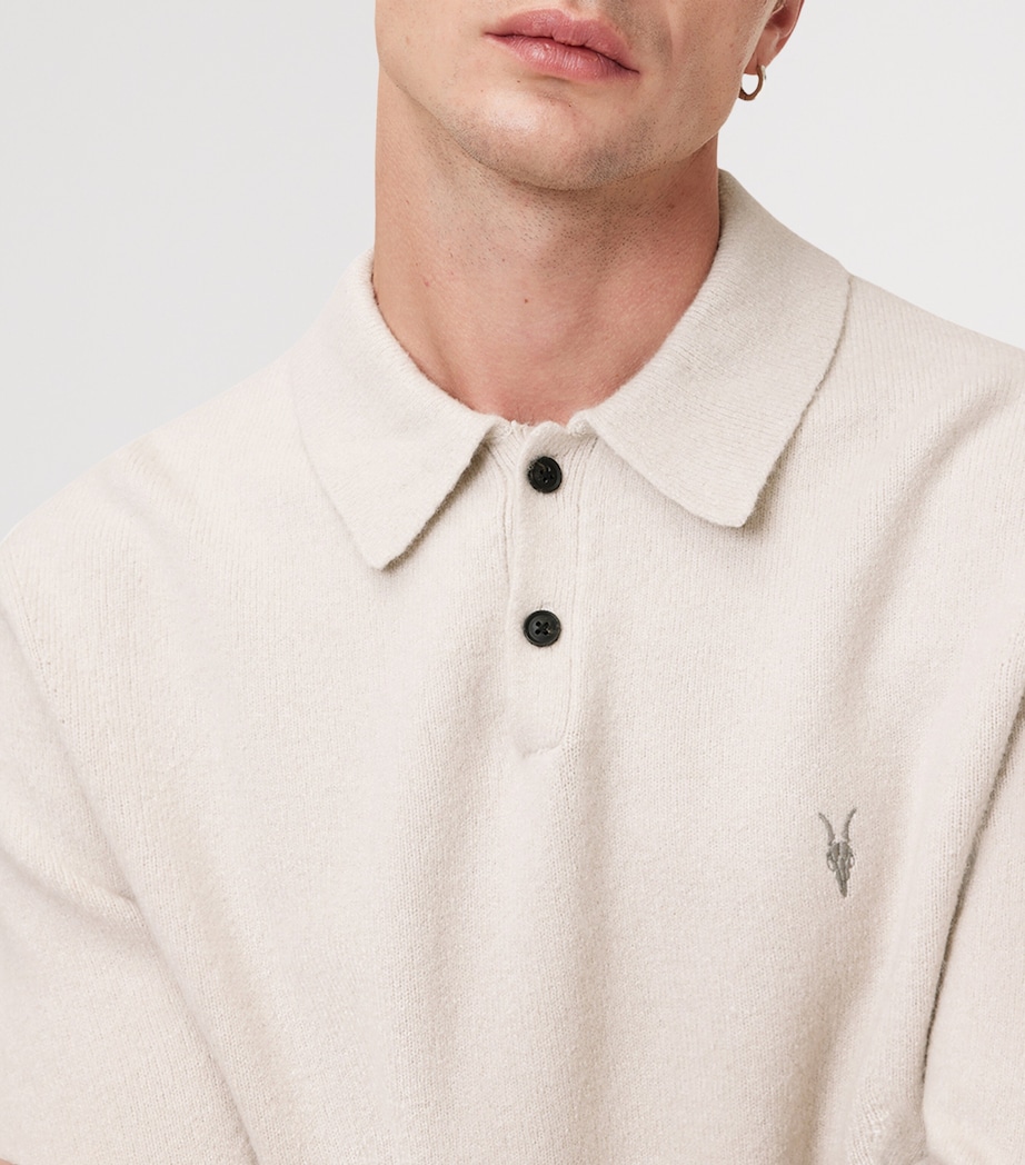 Ramskull Statten Polo Sweater CLOUDY WHITE Image 5