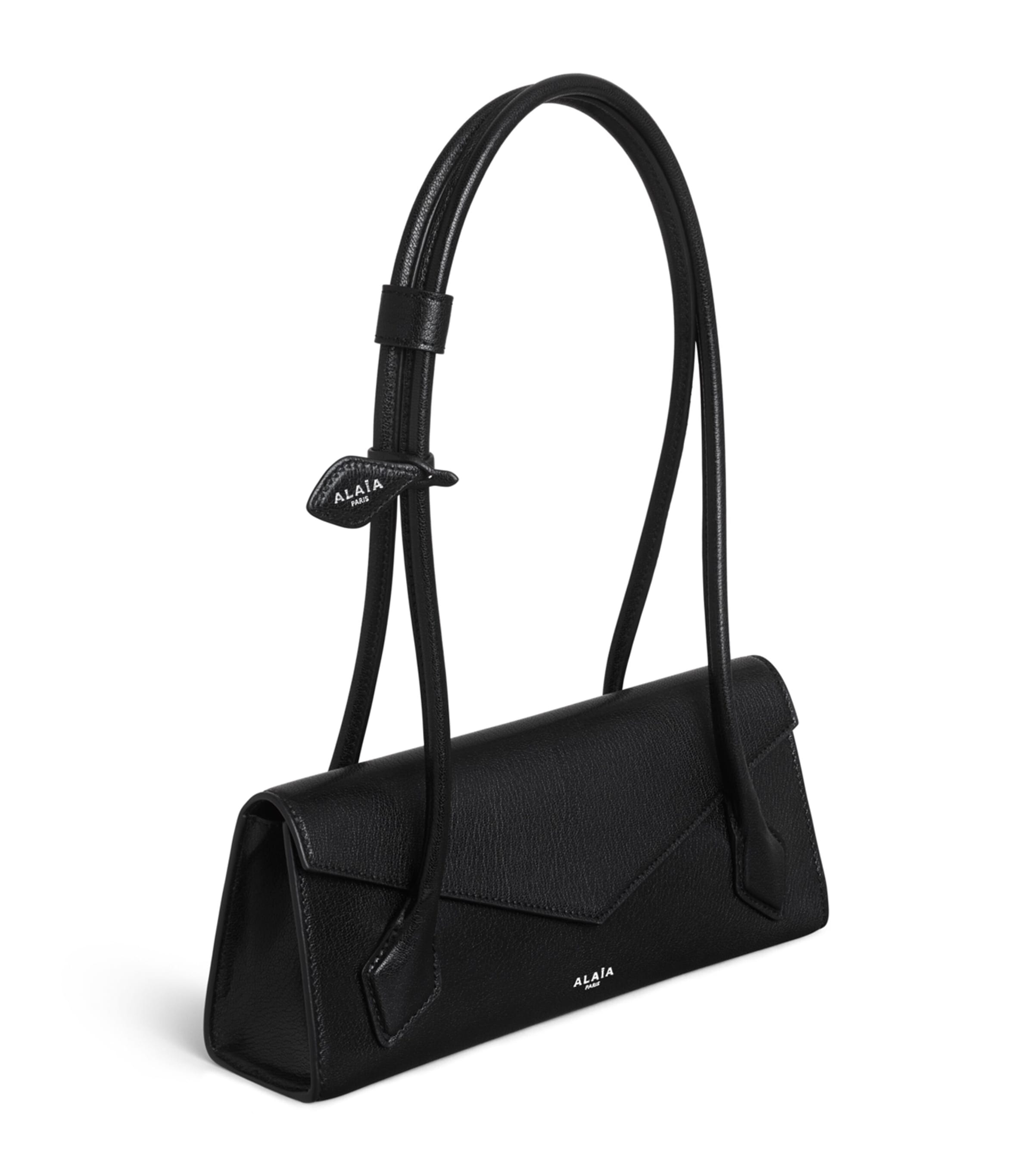 Alaïa Small Leather Le Teckel Shoulder Bag Black Image 2