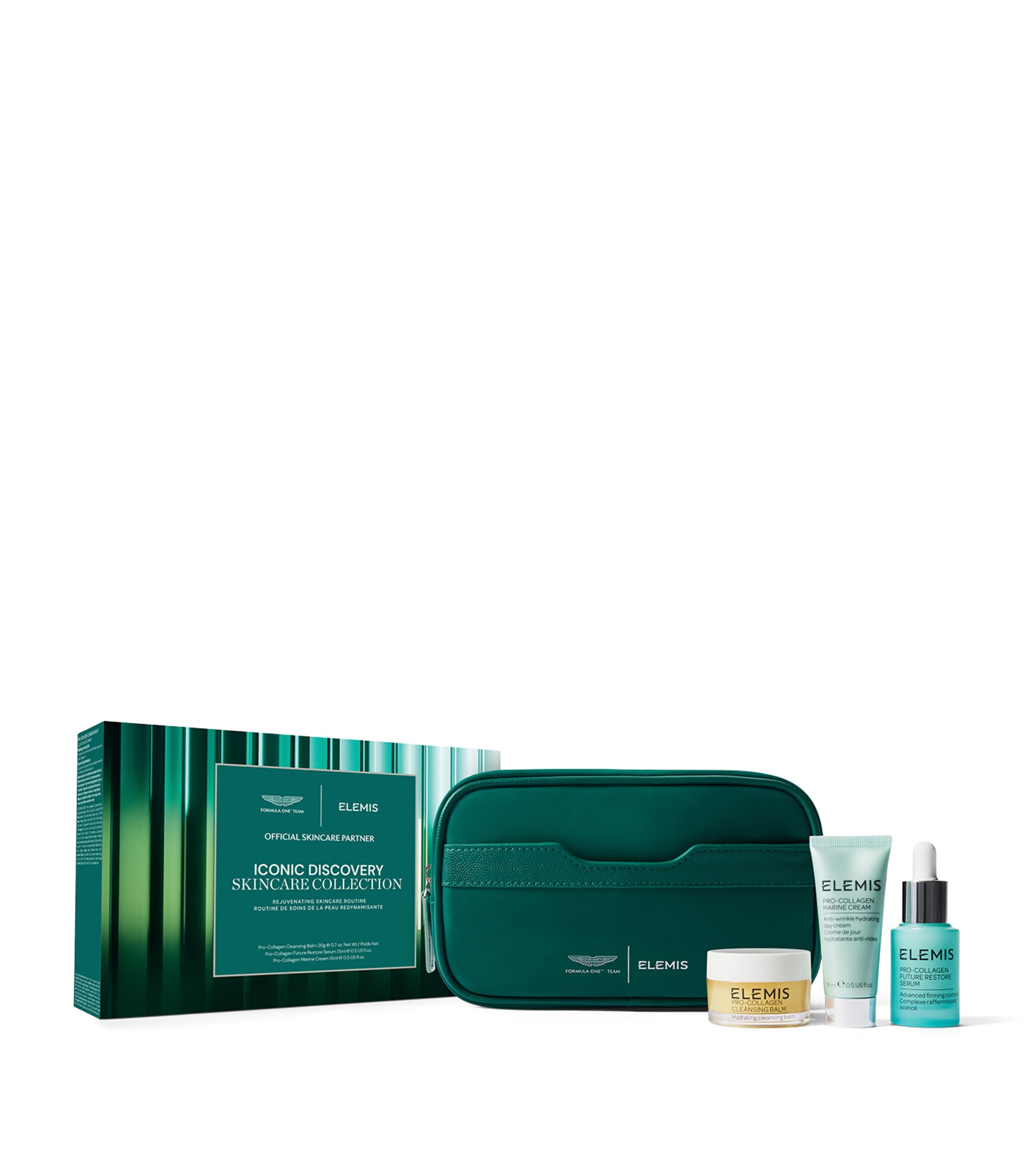 Elemis x Aston Martin Formula One Team Iconic Discovery Skincare Collection Image 2