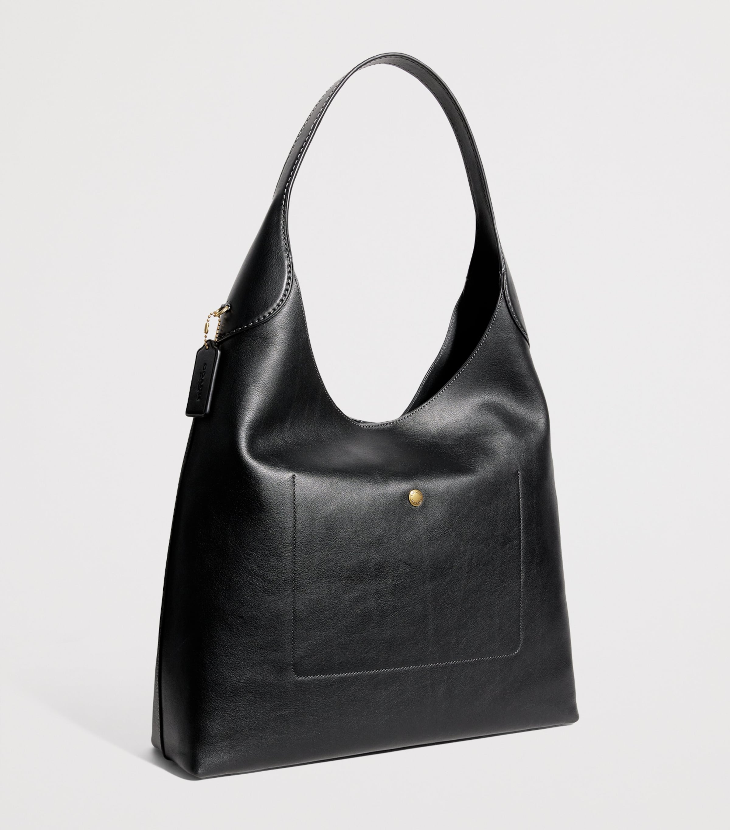 Leather Brooklyn 39 Shoulder Bag B4/BLACK Image 3