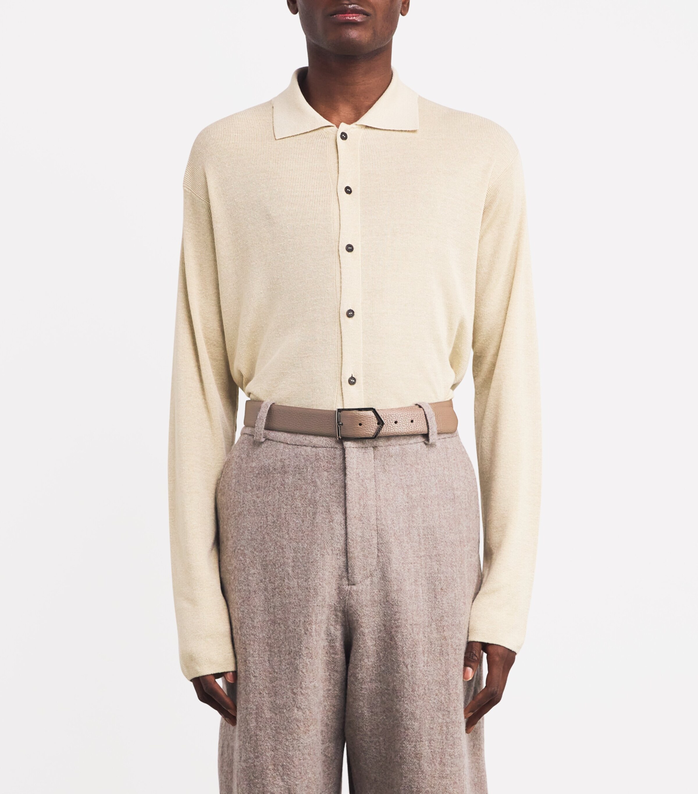 Canali Leather Belt Image 4