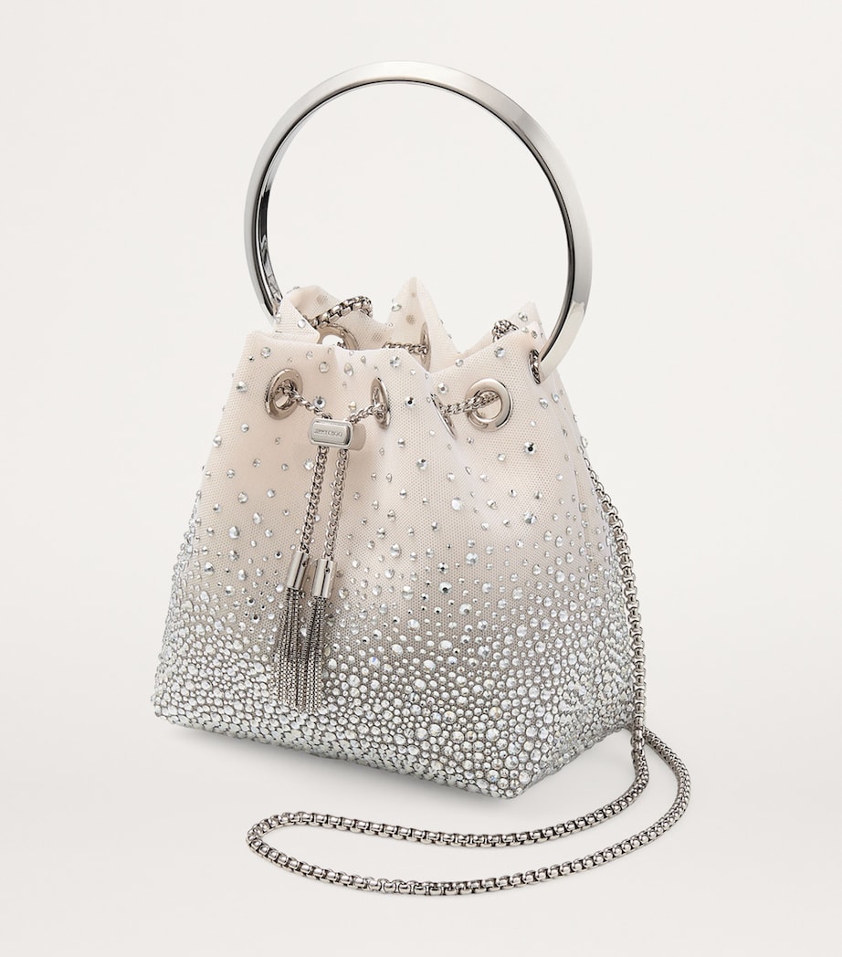 Embellished Bon Bon Top-Handle Bag WHITE/CRYSTAL Image 3