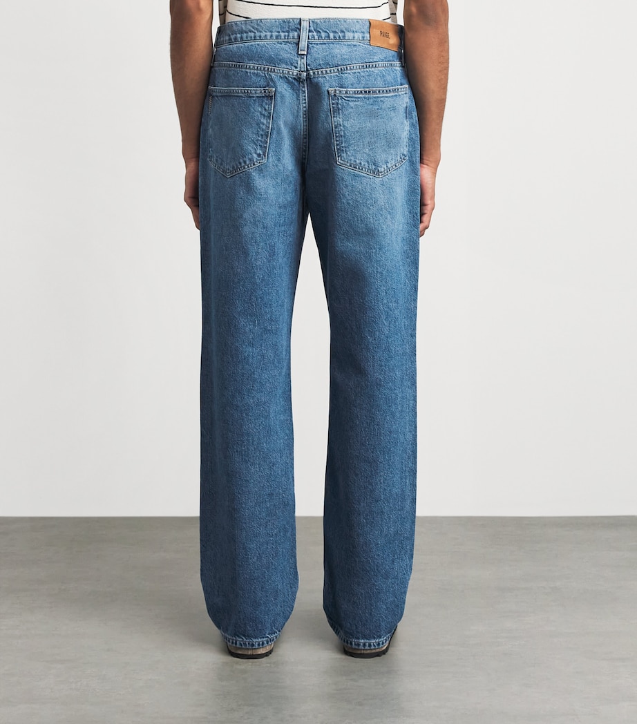 PAIGE Mens Doheny Relaxed Straight Jeans Willard Image 5