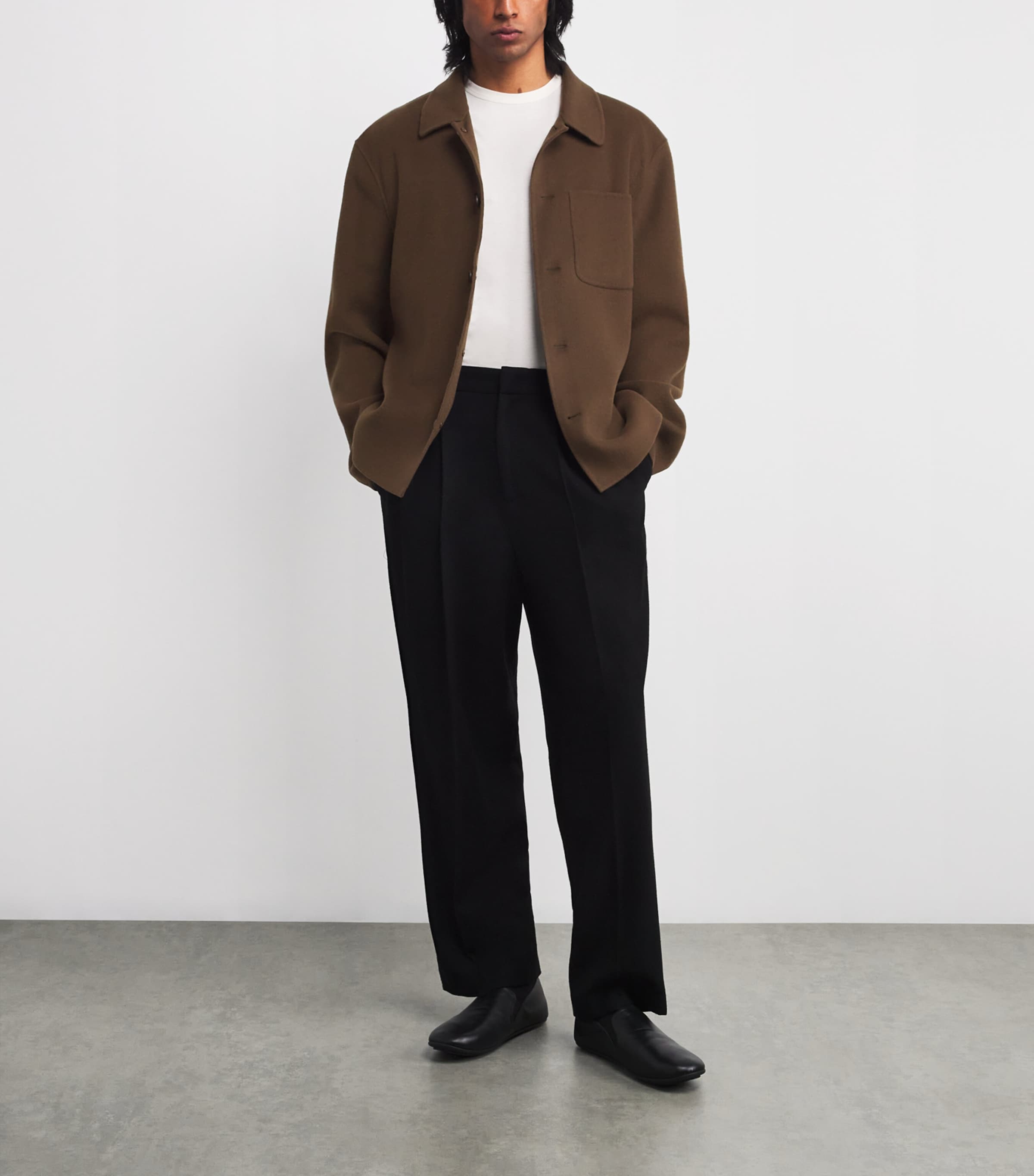 Wool Overshirt ICED COFFEE Image 2