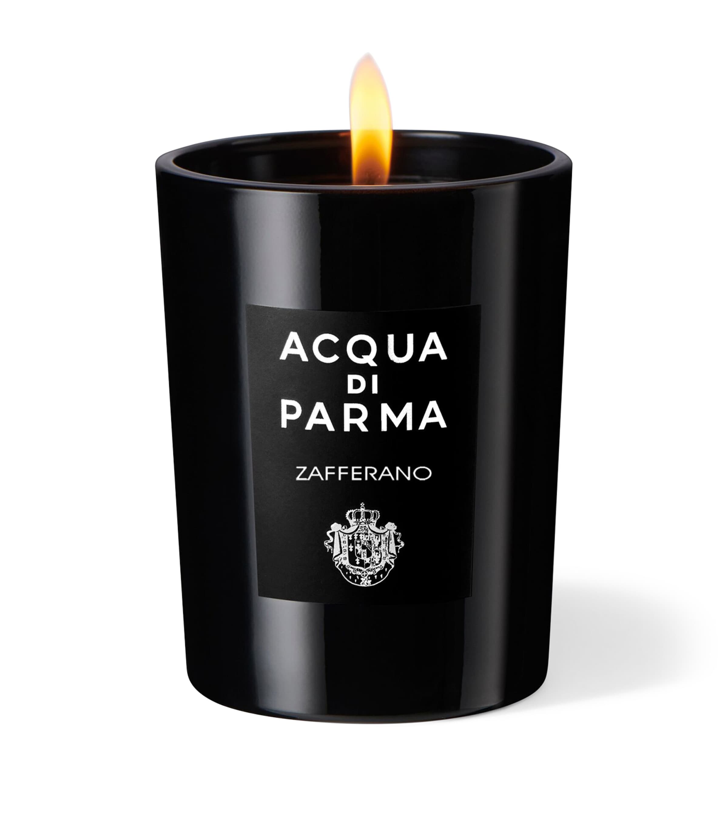 Acqua Di Parma Zafferano Candle In Black