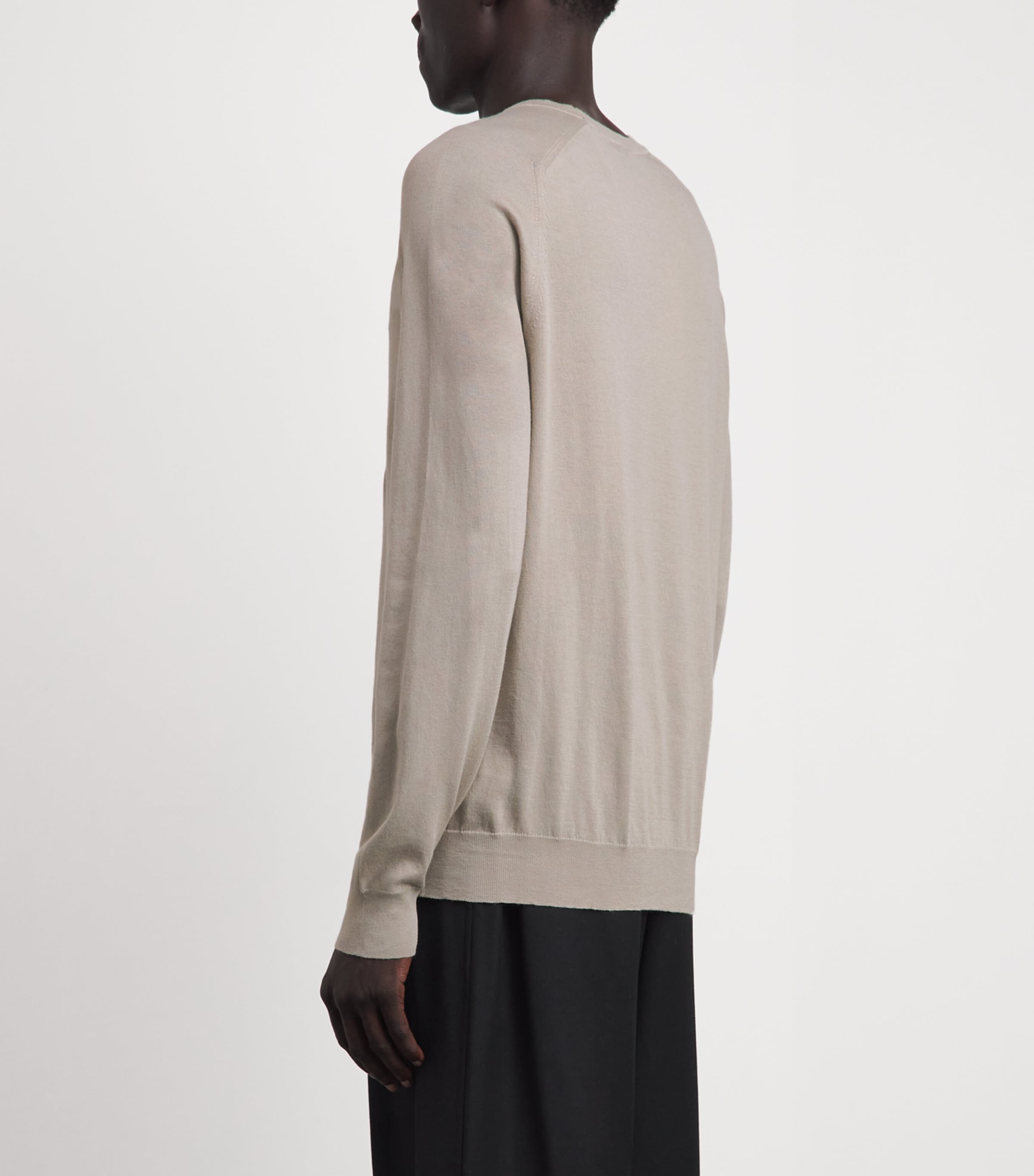 Sunspel Mens Sea Island Cotton-Cashmere Sweater Image 5