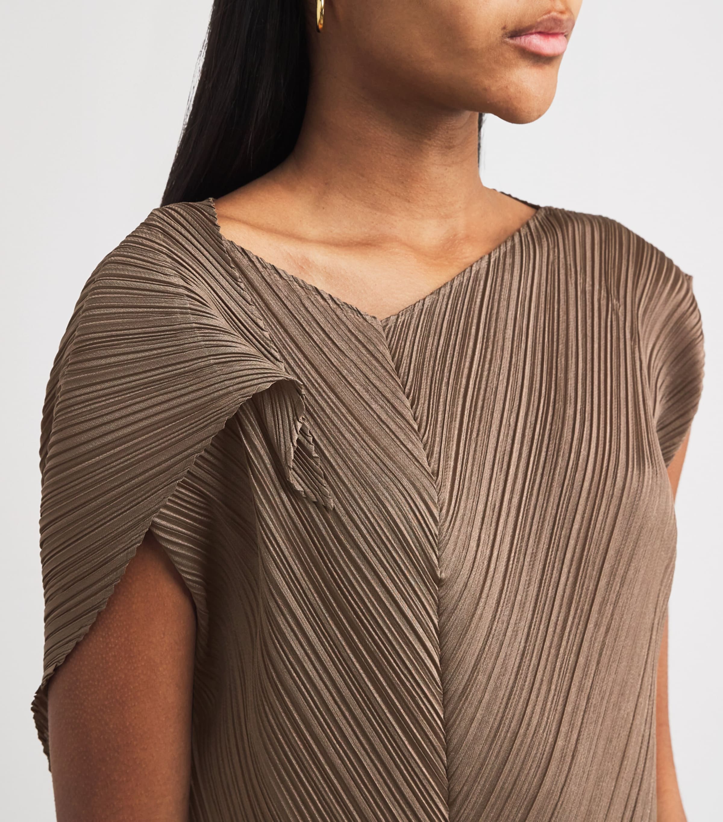 Pleats Please Issey Miyake Flare Midi Dress | Harrods US