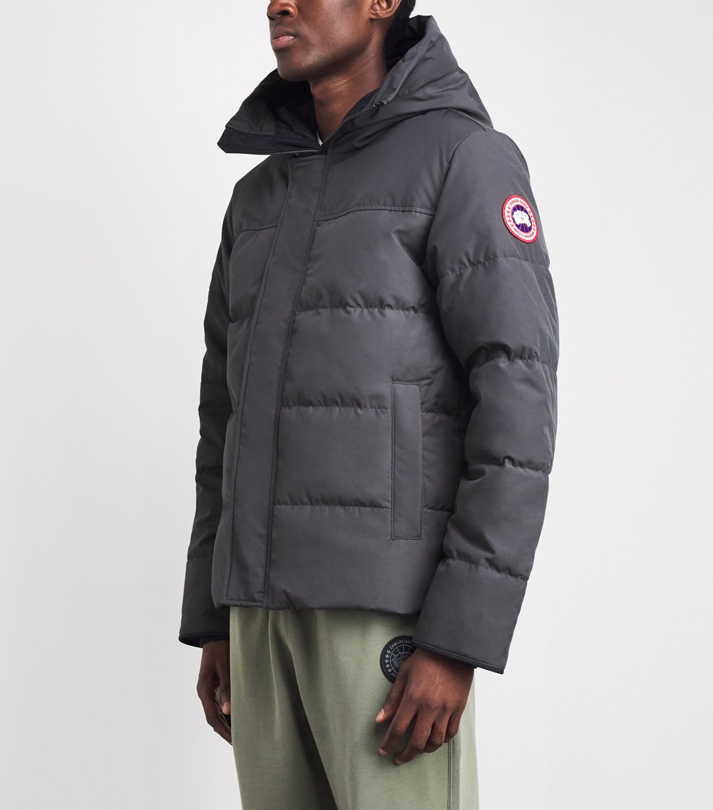 Canada Goose Mens MacMillan Down Parka Granite Grey Image 4