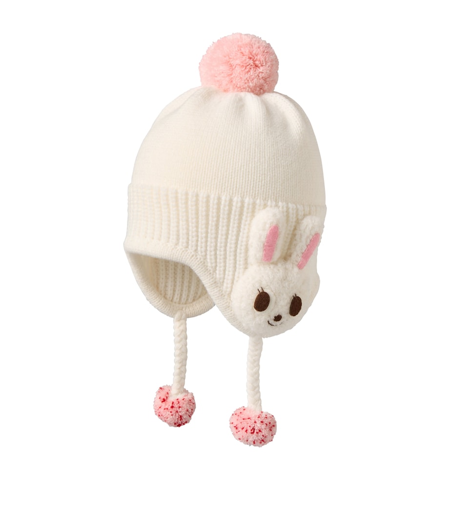 Miki House Knitted Bunny Beanie Image 1