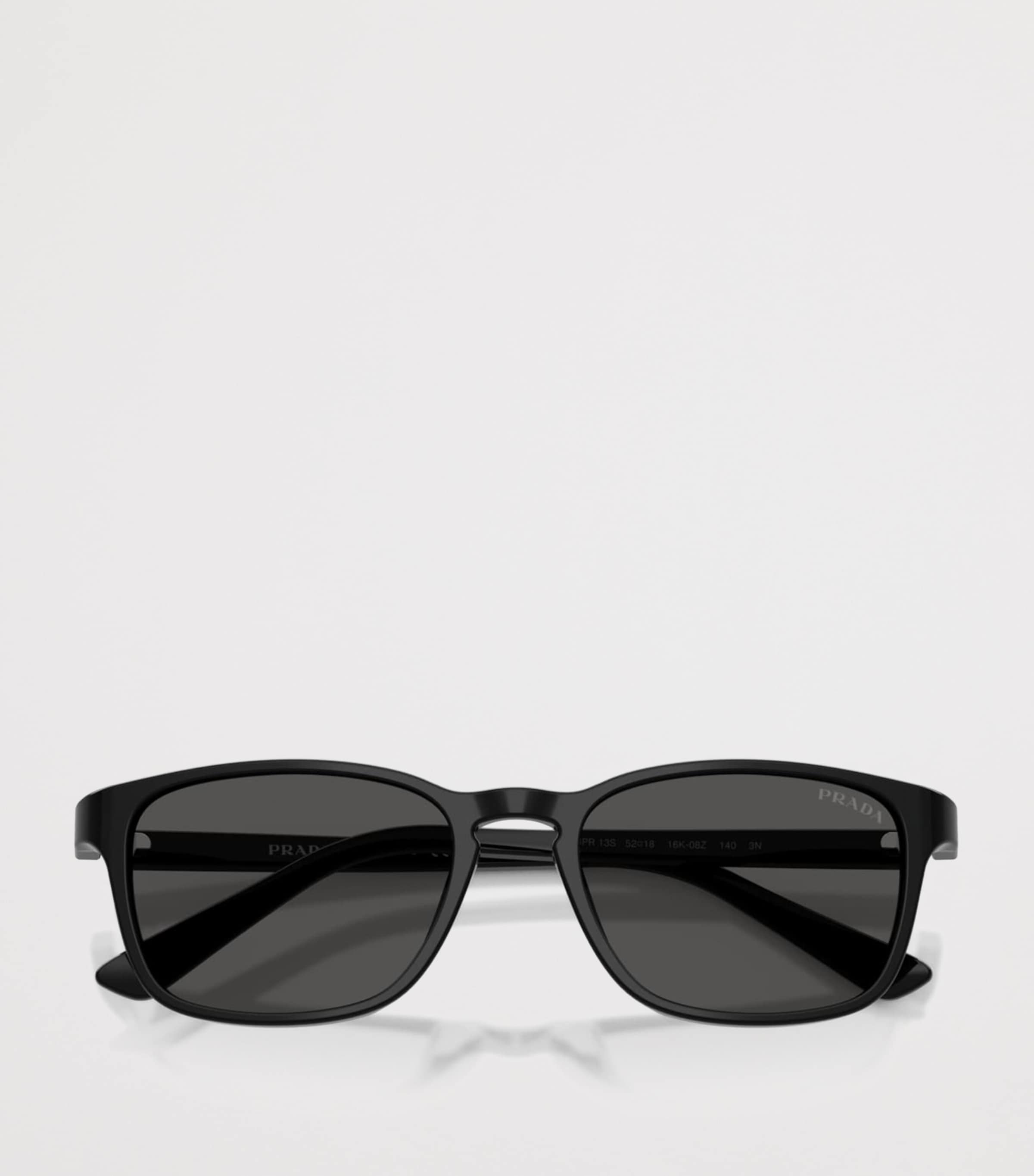Prada Acetate Pillow Sunglasses Black Image 5