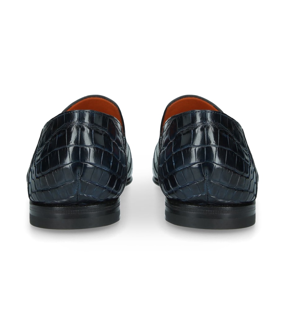 Crocodile Carlos Loafers NAVY Image 2