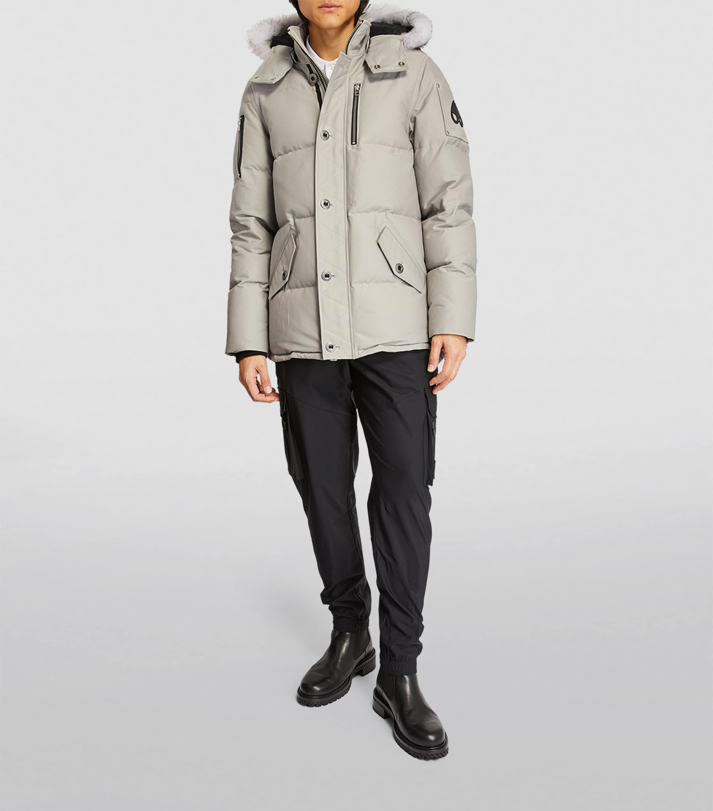 Moose Knuckles Shearling-Trim 3Q Jacket | Harrods US
