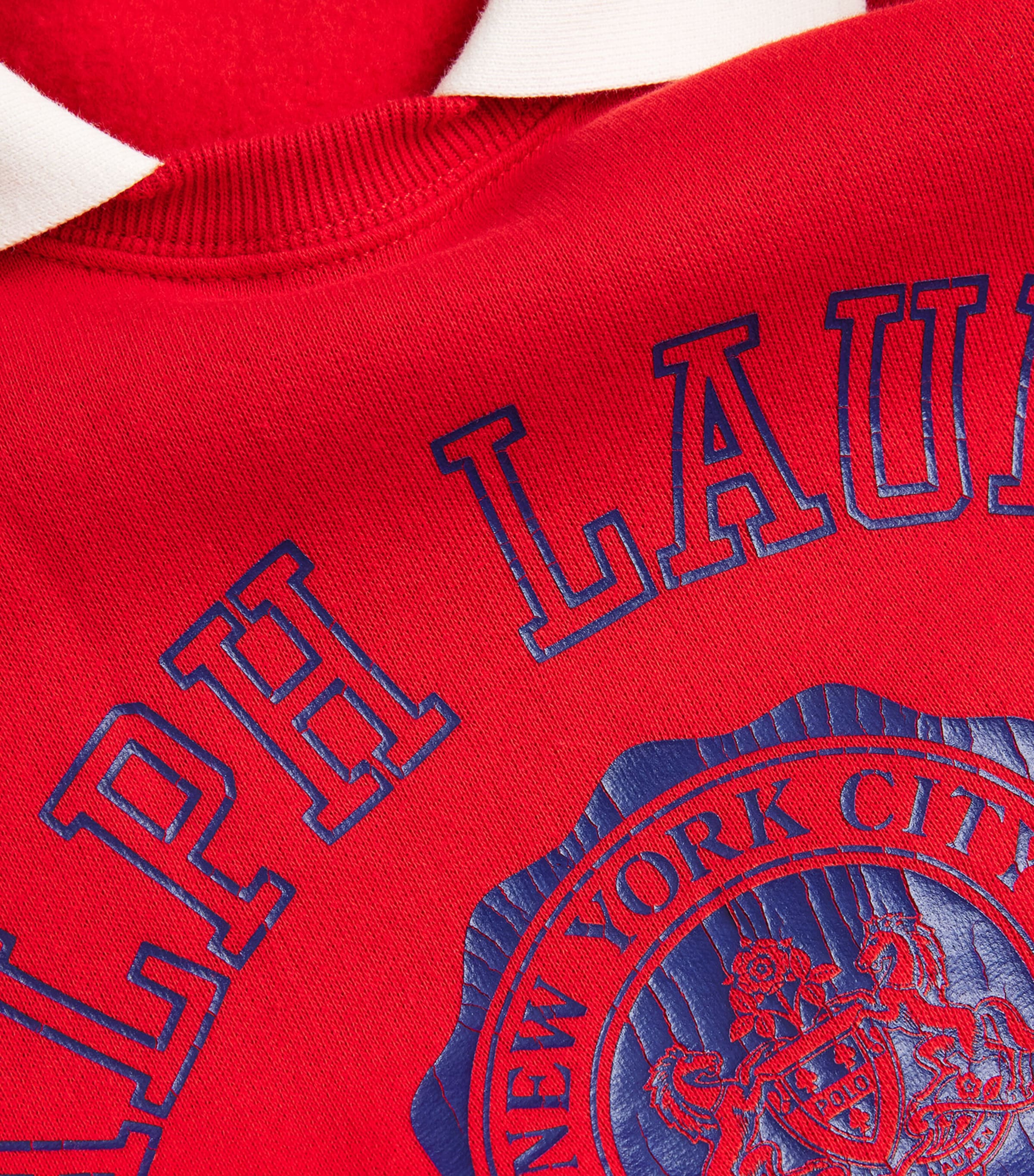 Polo Ralph Lauren Womens Polo Crest Sweatshirt Very Red Image 6