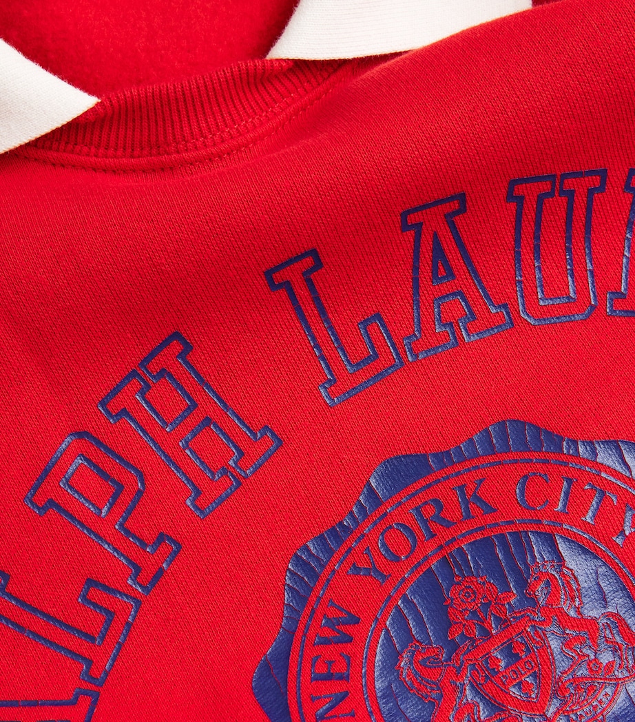 Polo Ralph Lauren Womens Polo Crest Sweatshirt Very Red Image 6