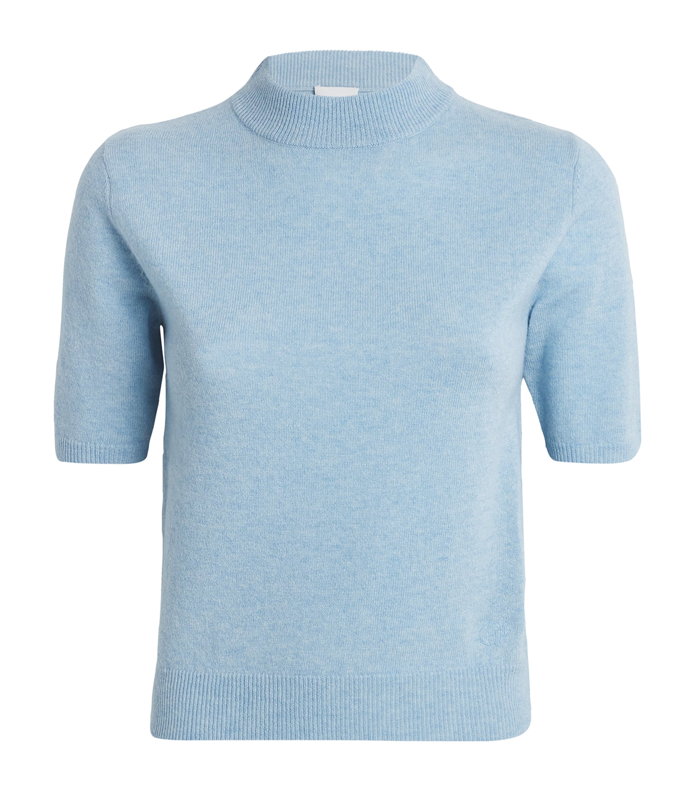 Claudie Pierlot Wool Crew Neck Sweater In Blue