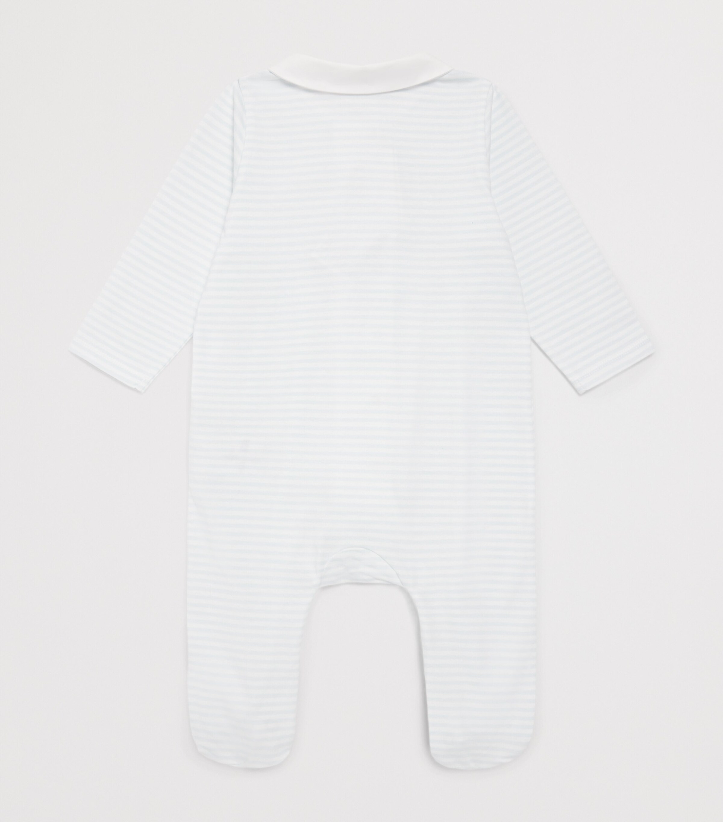 Tartine et Chocolat Embroidered Collar All-In-One (0-18 Months) Ciel Image 2