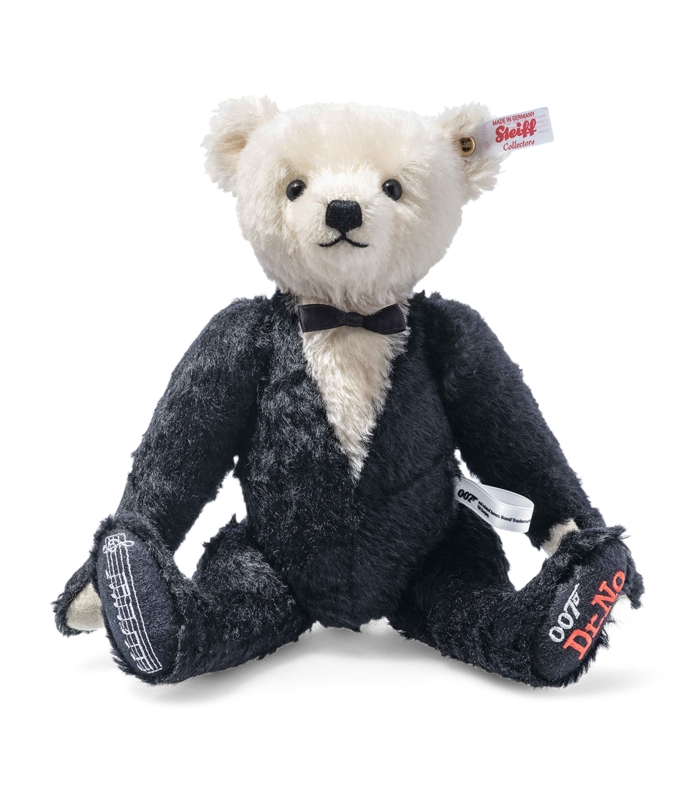 Steiff James Bond Dr. No Teddy Bear In Black