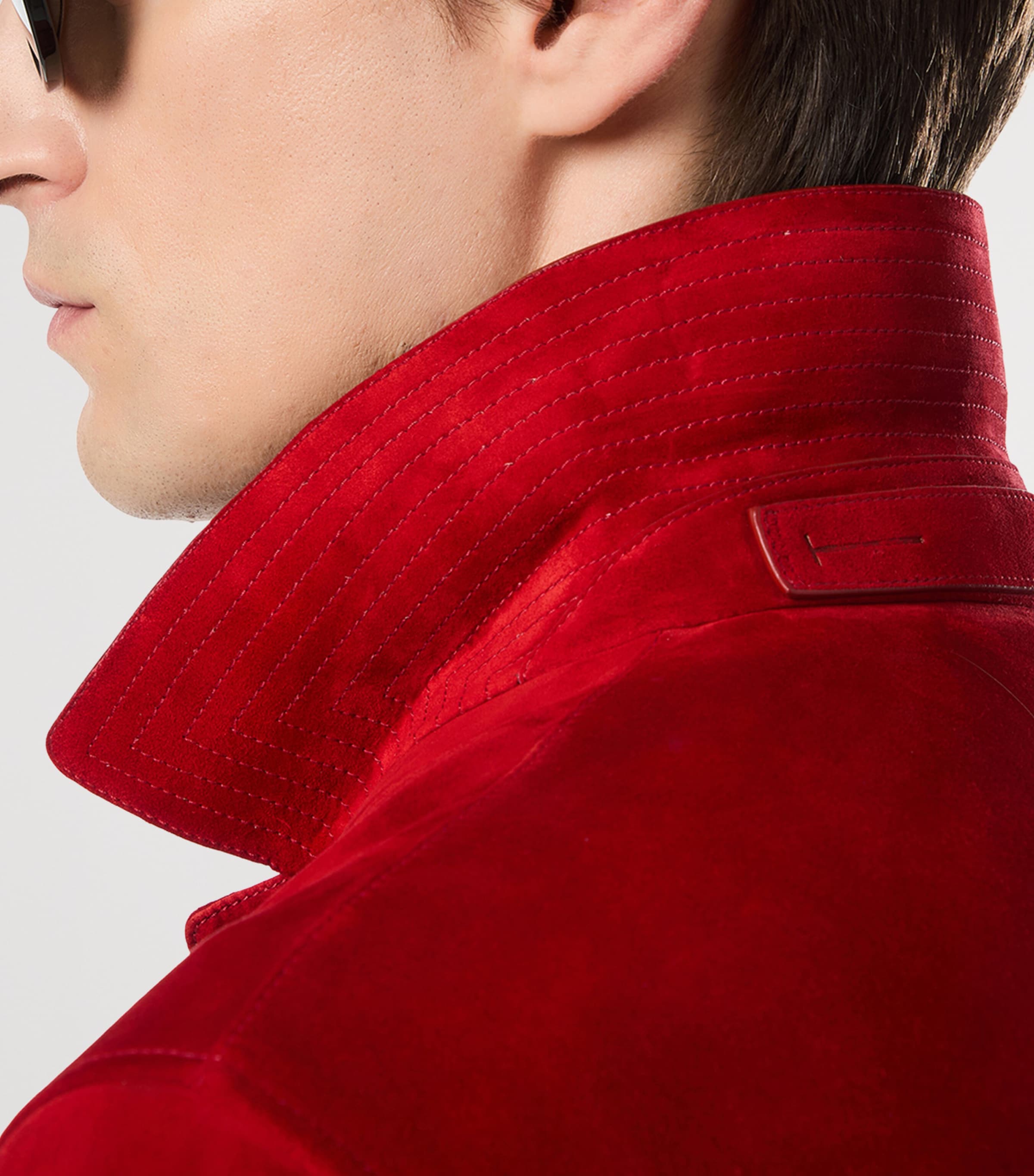 Calf Leather Blouson Jacket RAI Image 5