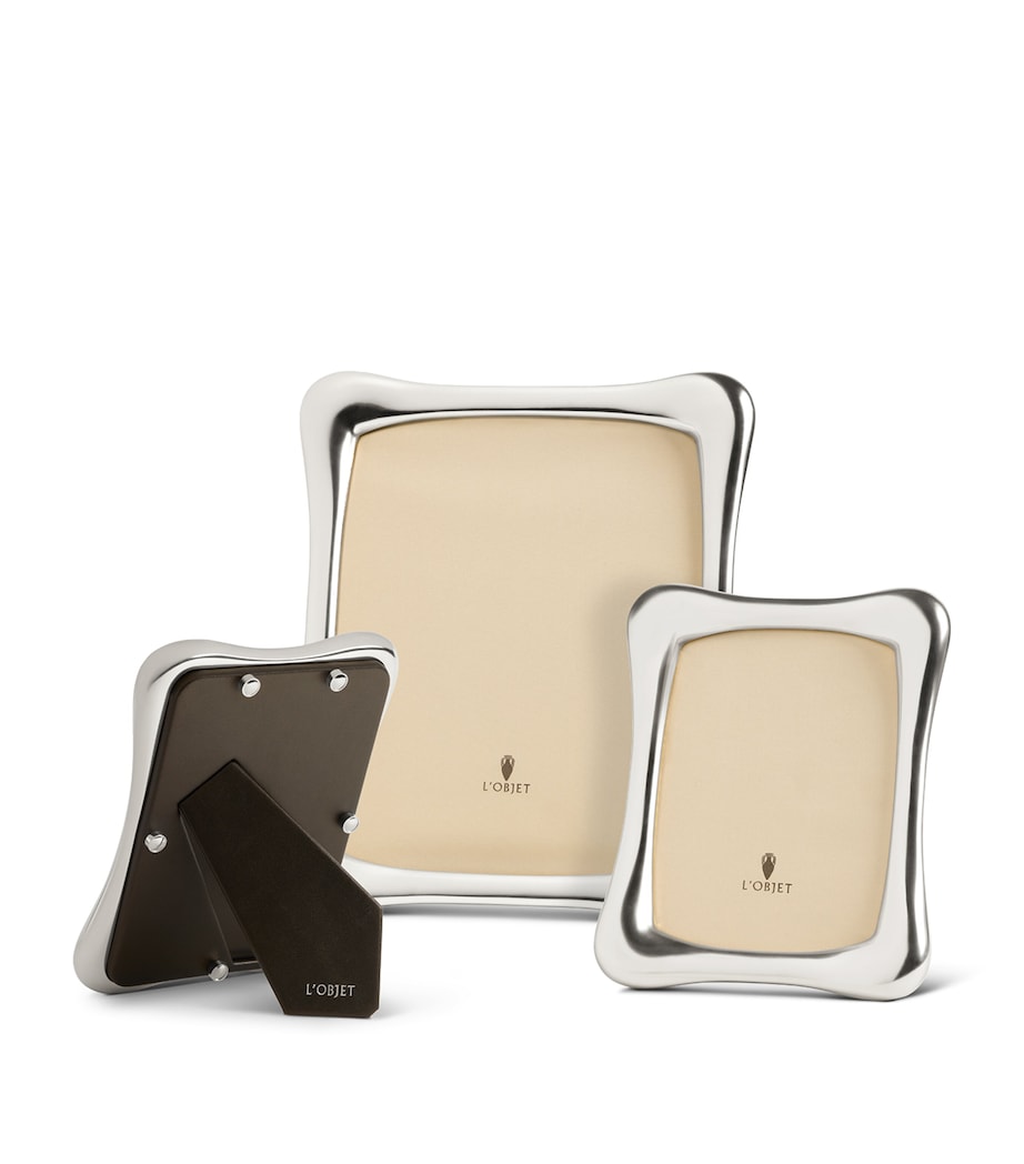 L'Objet Anton Photo Frame (4” x 6”) Platinum Image 3
