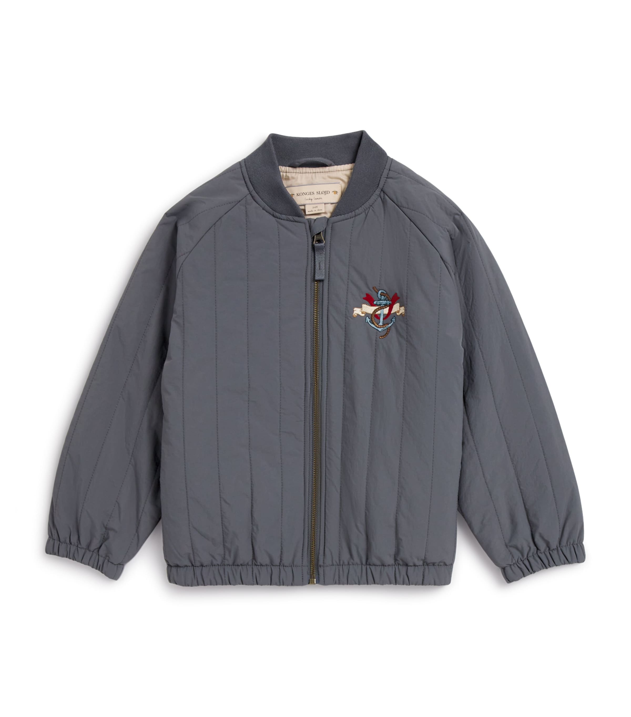 KONGES SLOJD EMBROIDERED ANCHOR JUNO BOMBER JACKET 