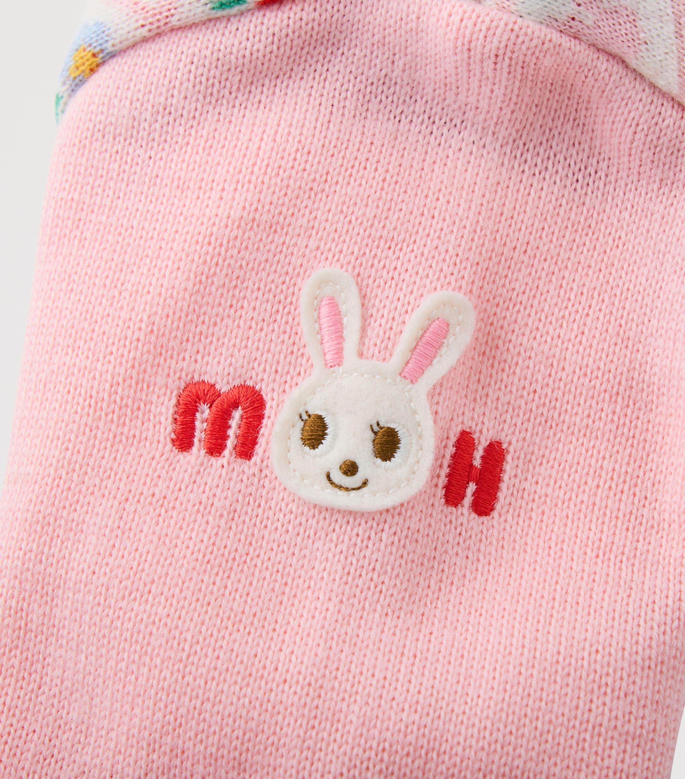 Miki House Floral Jacquard Cardigan (12 Months-4 Years) Image 4