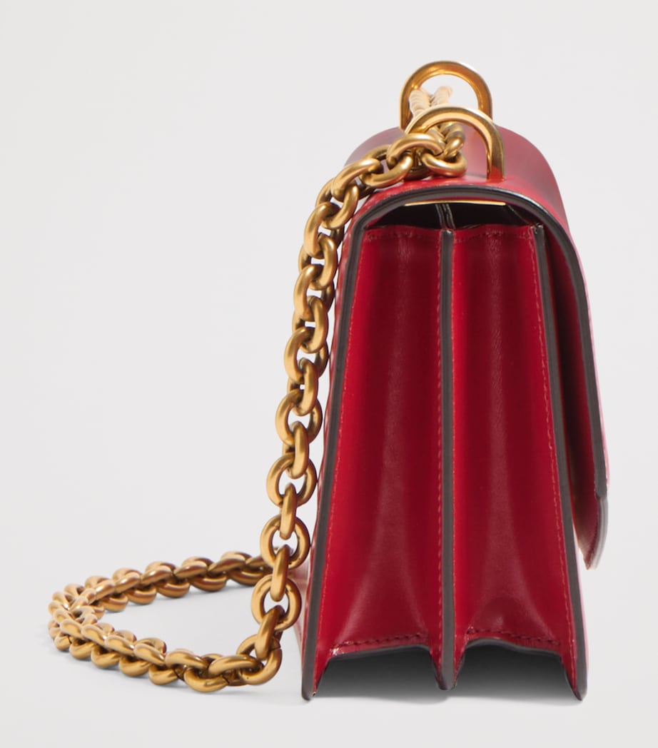 Valentino Garavani Small Leather Vain Shoulder Bag Image 6
