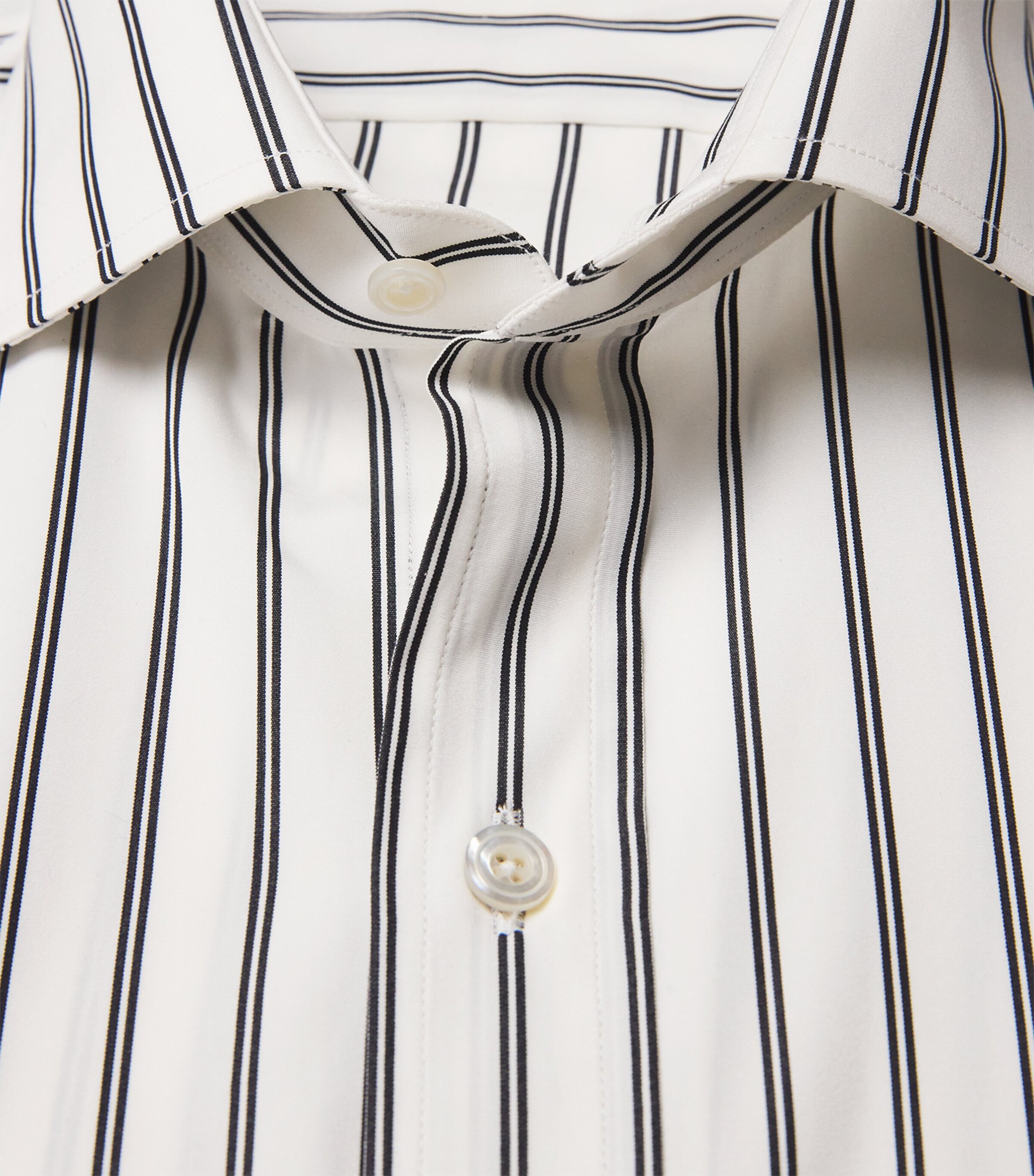 TOM FORD Mens Cotton Stripe Shirt Wnl Image 6