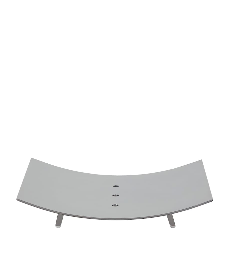 Rectangular Chrome Soap Dish NO COLOUR Image 1