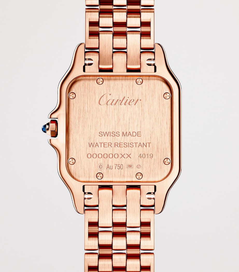 Cartier Medium Rose Gold Panthère de Cartier Watch 27mm Silvered Image 5