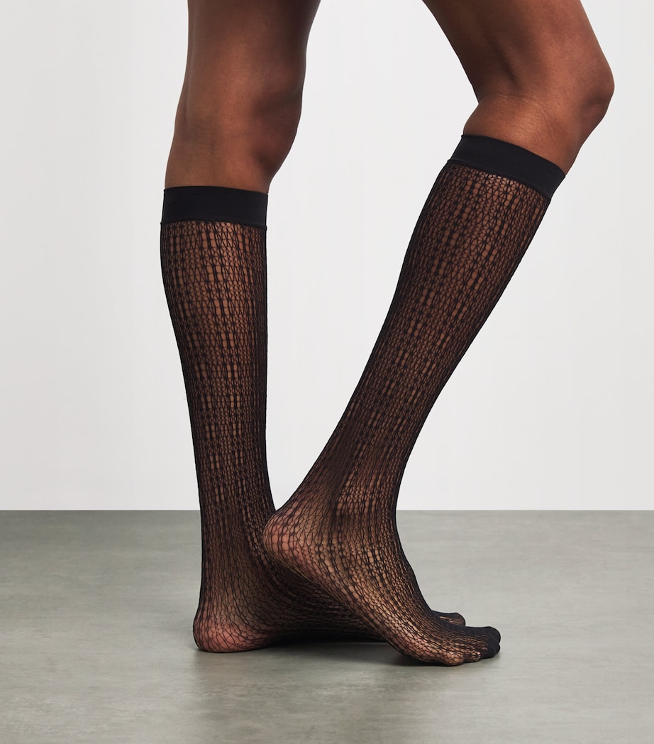 Crossroads Knee-High Stockings 3009 BLACK Image 3