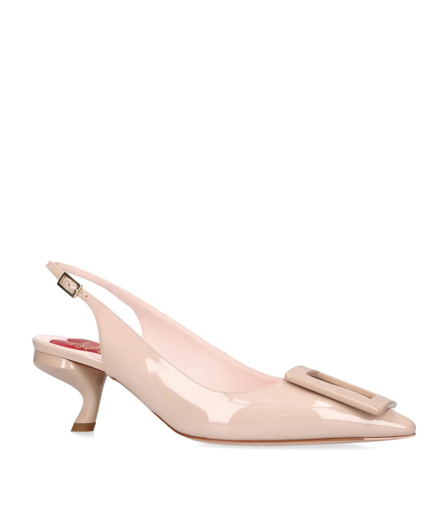 Roger Vivier Virgule Slingback Pumps 55 Beige Image 3