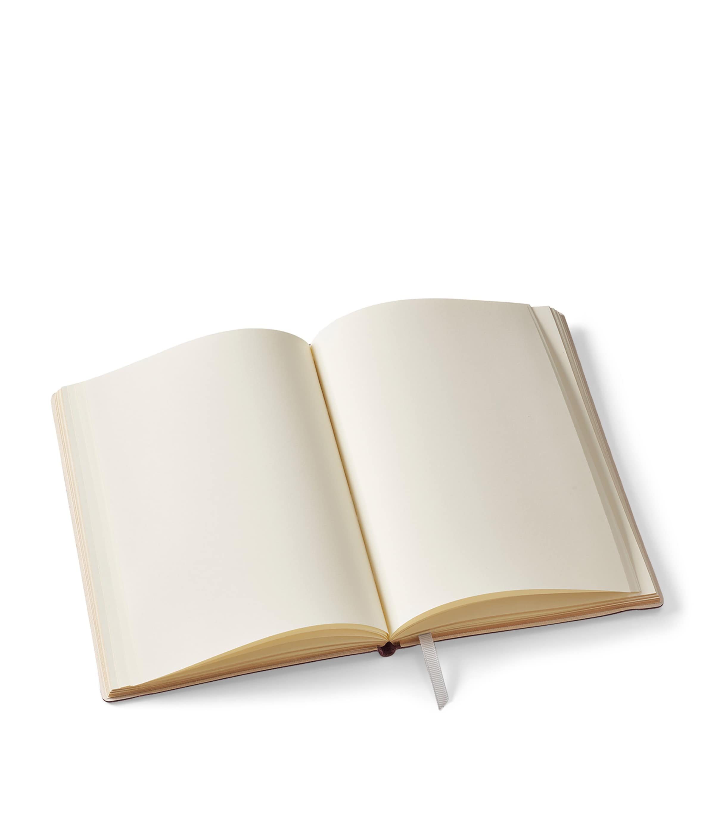 Grained Leather Bound A5 Notebook MERLOT Image 4