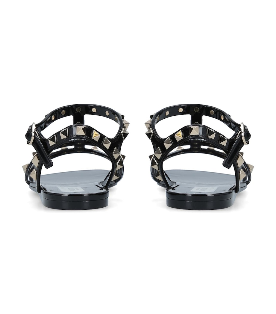 Rockstud Gladiator Sandals BLACK Image 5