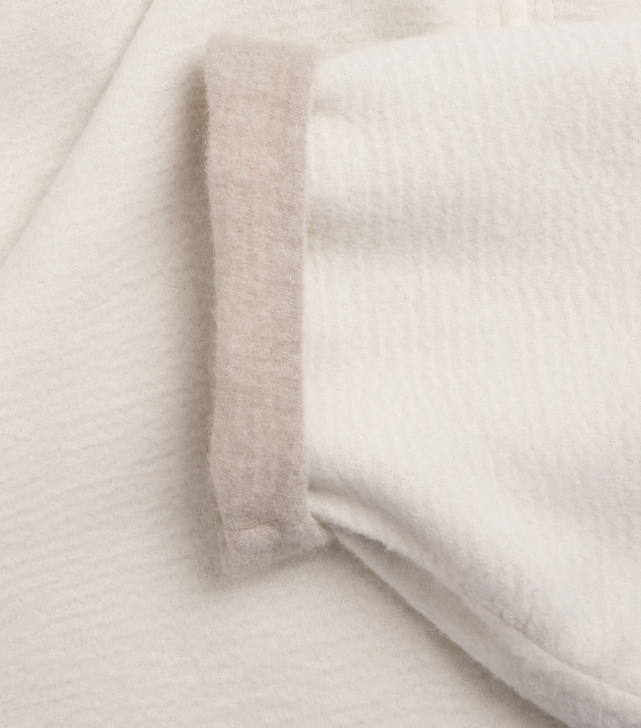 Camel Hair Double-Faced Kaftan Hoodie MILK/PEARL Image 5