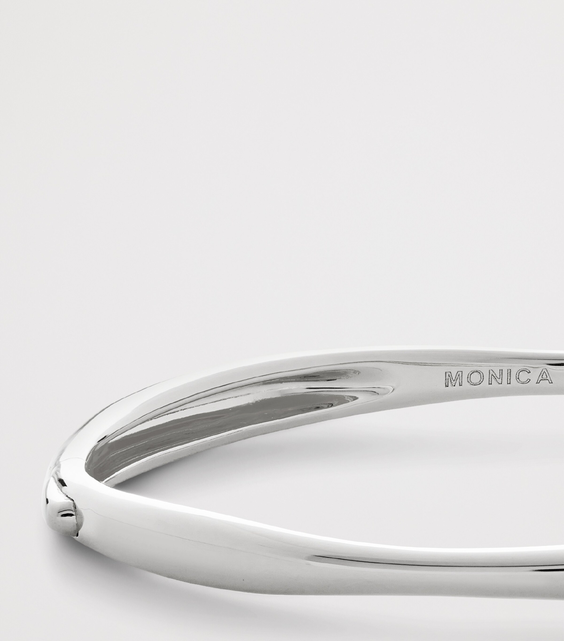 Monica Vinader Sterling Silver Nura Bangle Sterling Silver Image 4