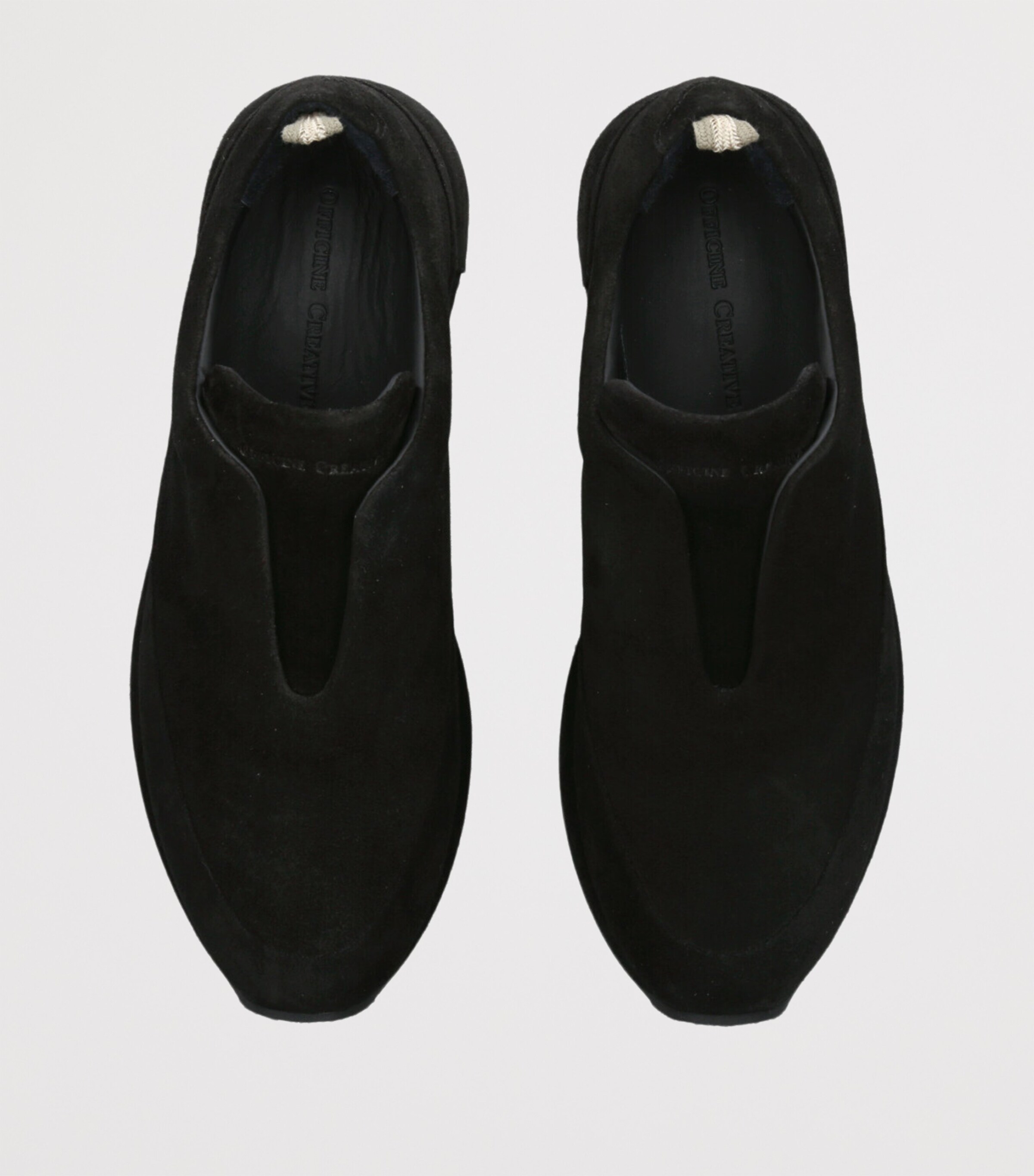 Officine Creative Suede Race Sneakers Black Image 4