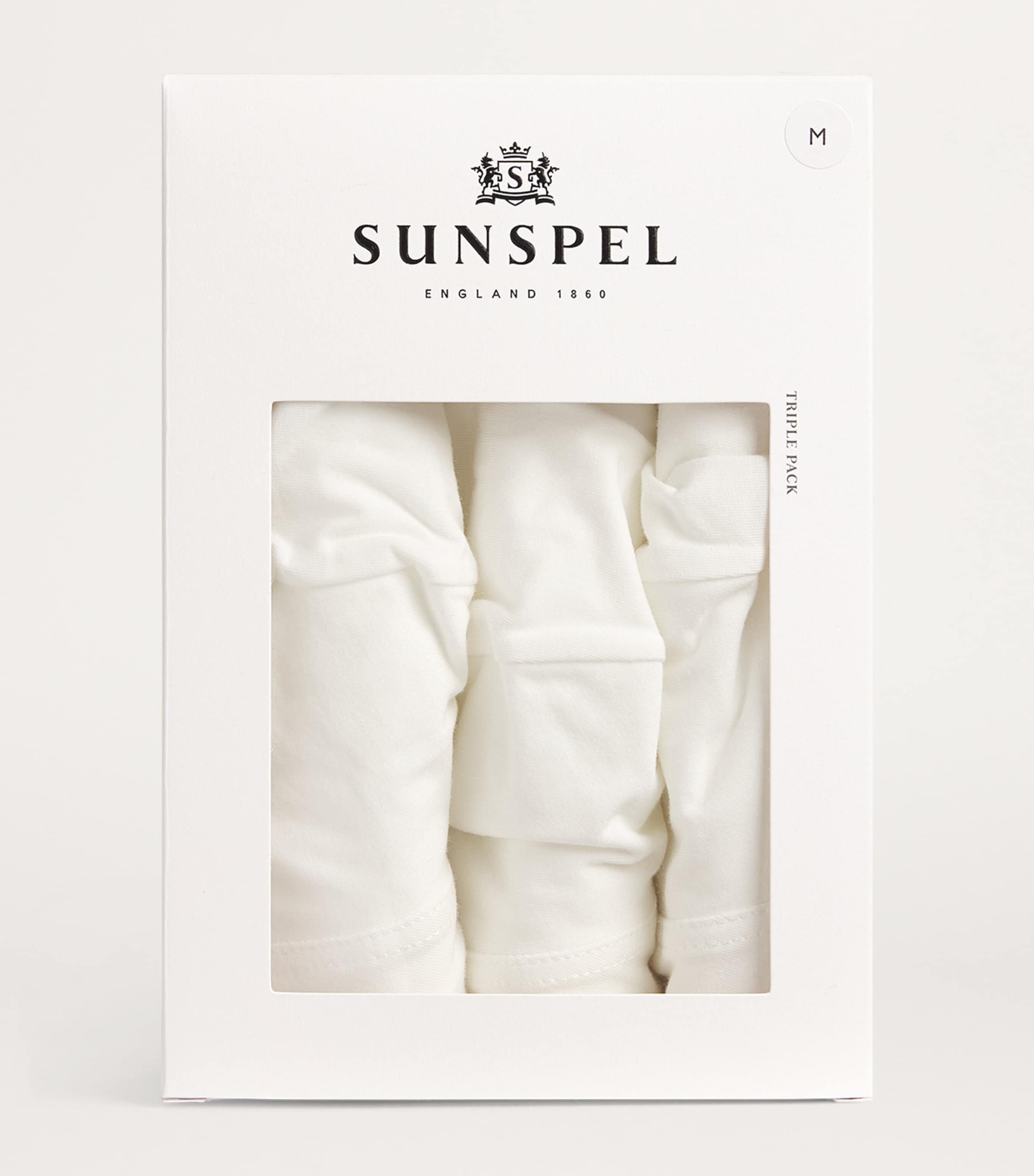 Stretch-Cotton Trunks (Pack of 3) WHAA WHITE Image 4