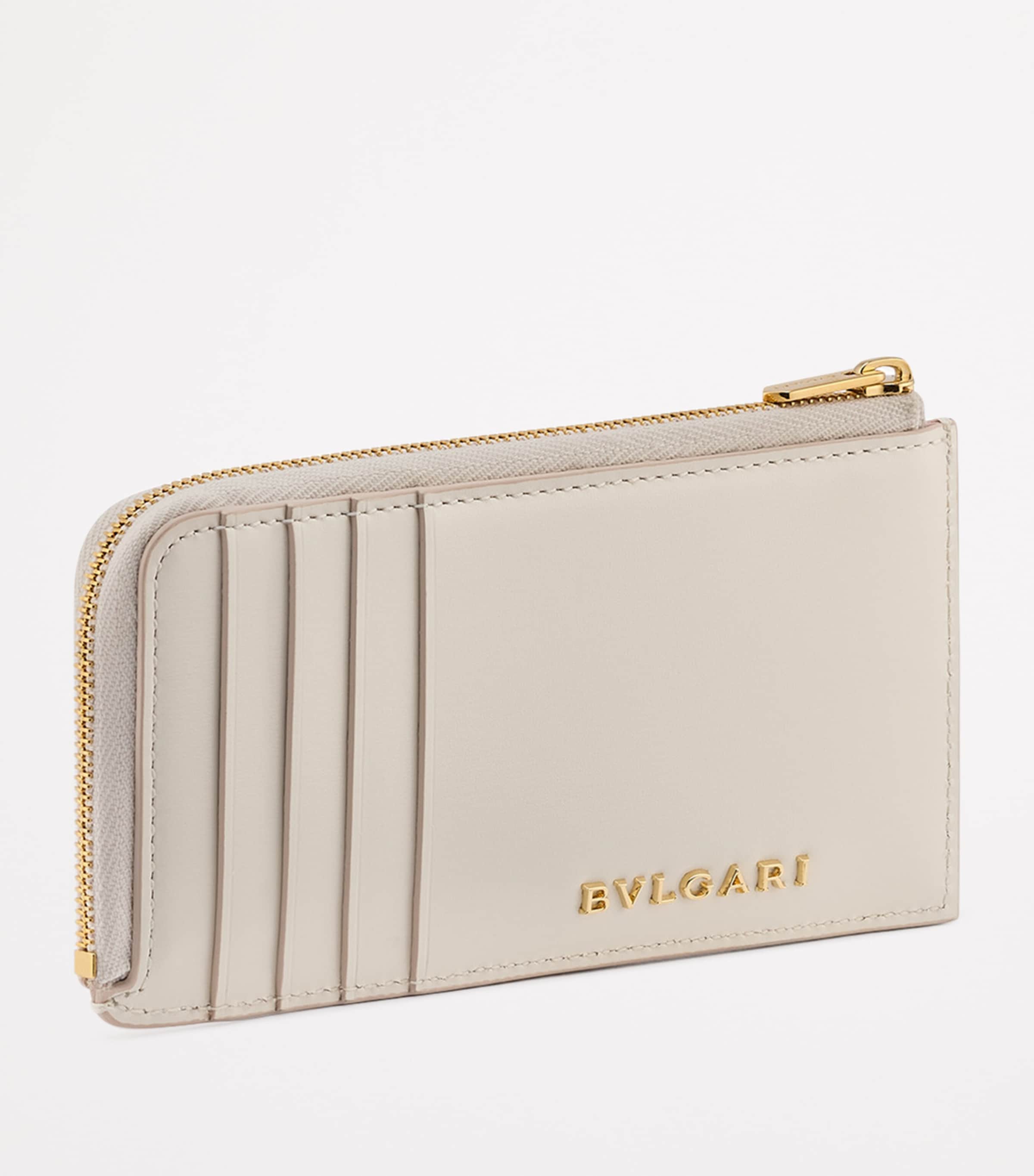 Serpenti Forever Zipped Card Holder WHITE Image 2