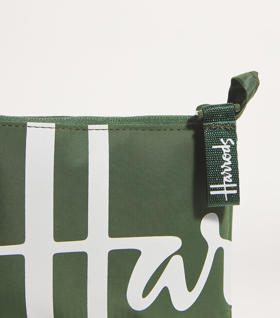 Logo Pocket Shopper Bag DARK GREEN Image 7