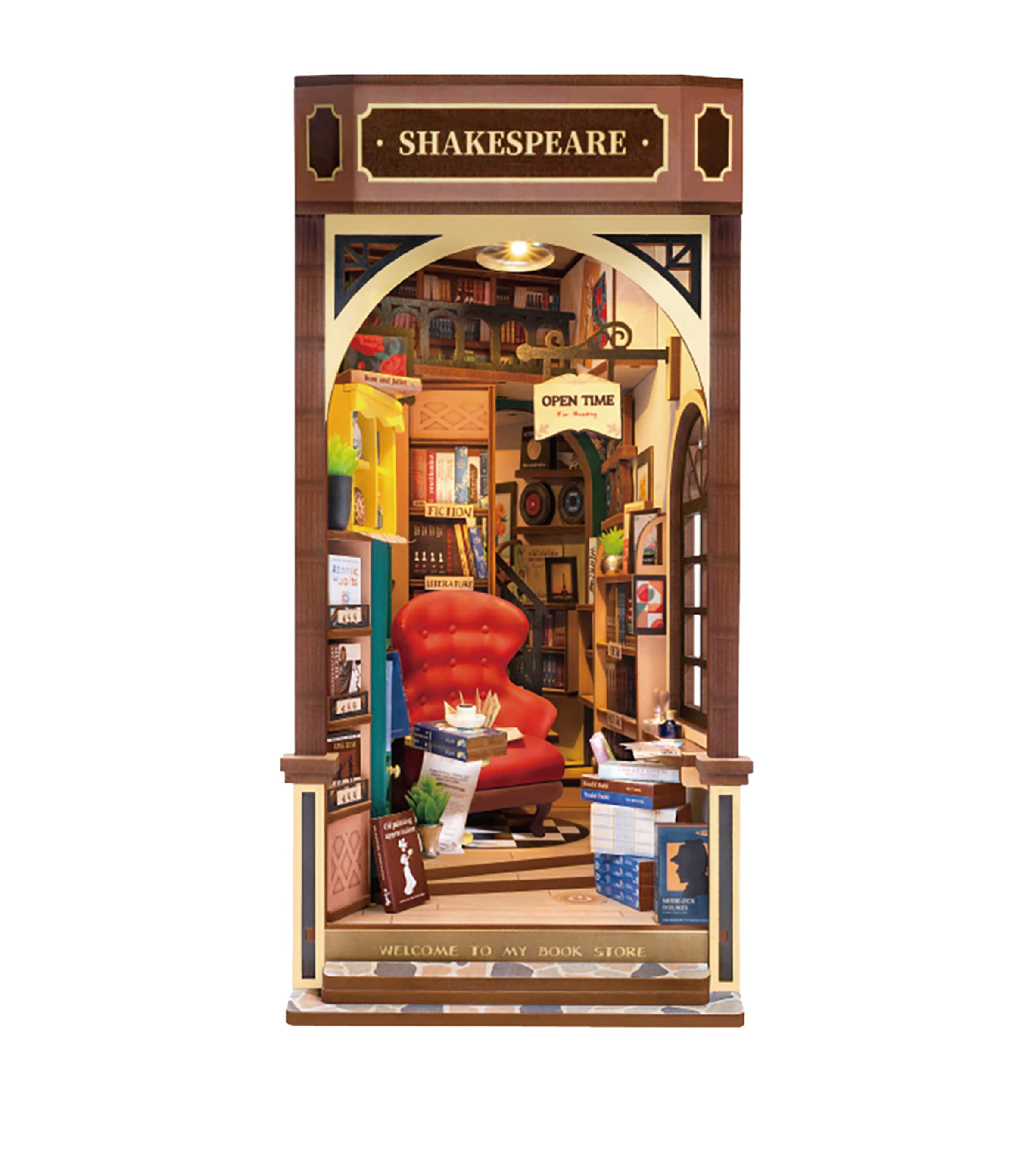 Robotime Shakespeares's Bookstore Booknook | Toys | Building & Construction Toys